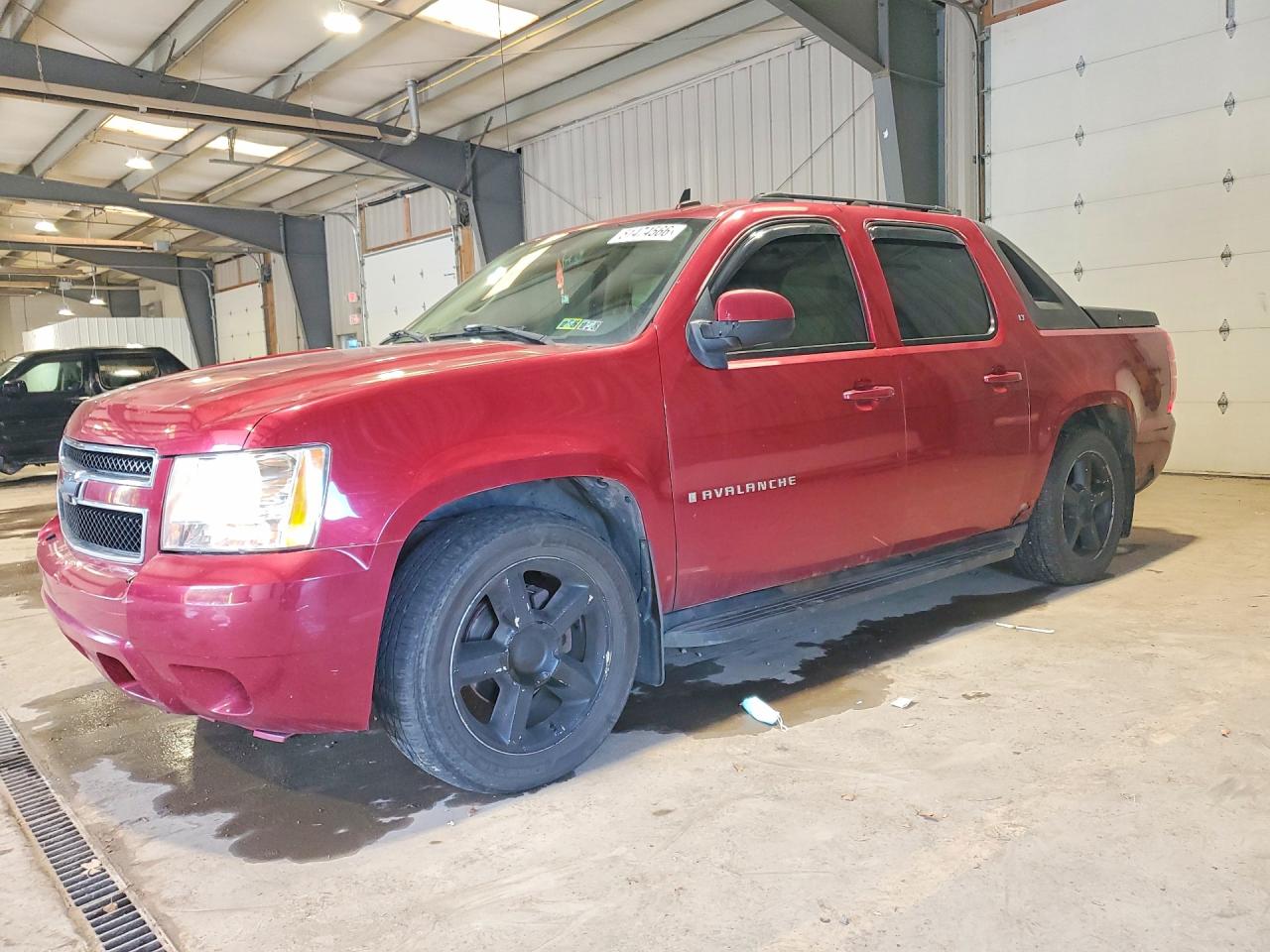 2007 Chevrolet Avalanche K1500 Burgundy vin: 3GNFK12307G168526