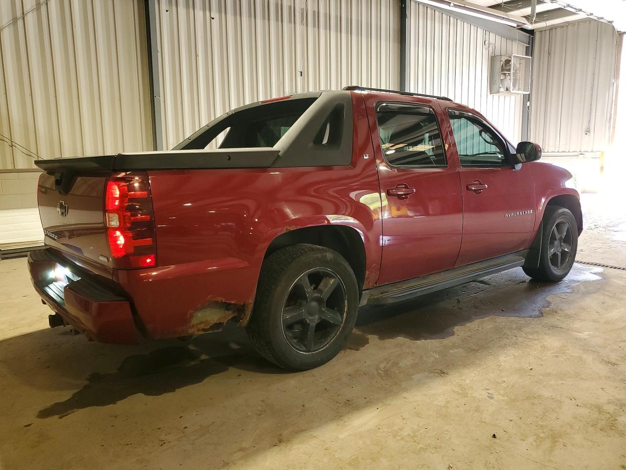 2007 Chevrolet Avalanche K1500 Burgundy vin: 3GNFK12307G168526