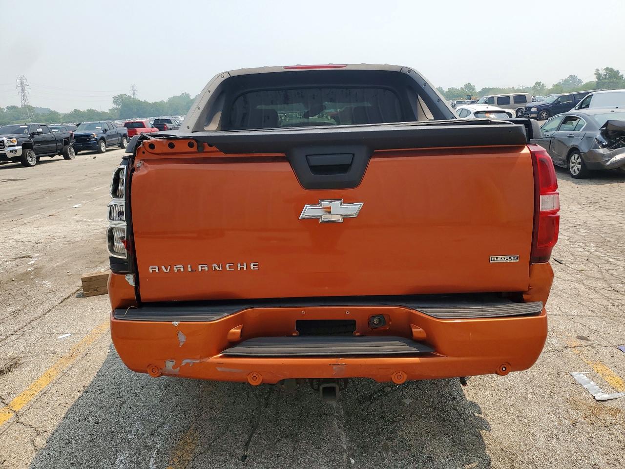 2007 Chevrolet Avalanche K1500 Orange vin: 3GNFK12307G172303