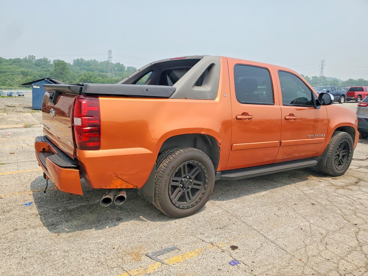 2007 Chevrolet Avalanche K1500 Orange vin: 3GNFK12307G172303