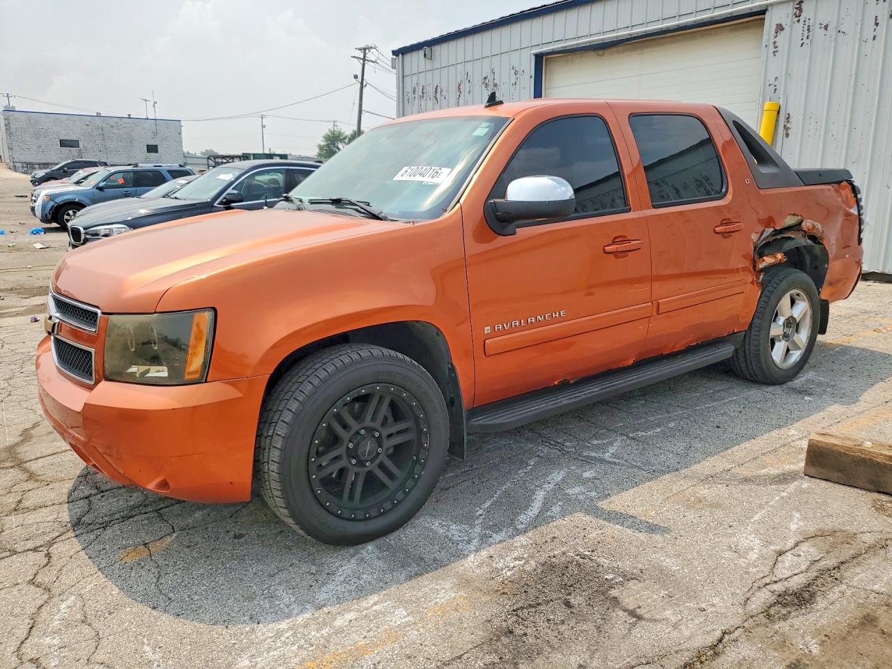 2007 Chevrolet Avalanche K1500 Оранжевый vin: 3GNFK12307G172303