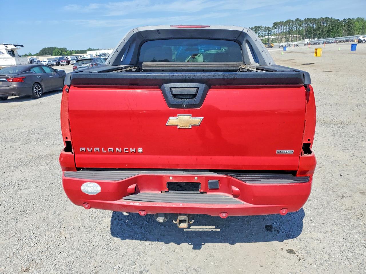 2007 Chevrolet Avalanche K1500 Red vin: 3GNFK12307G279626