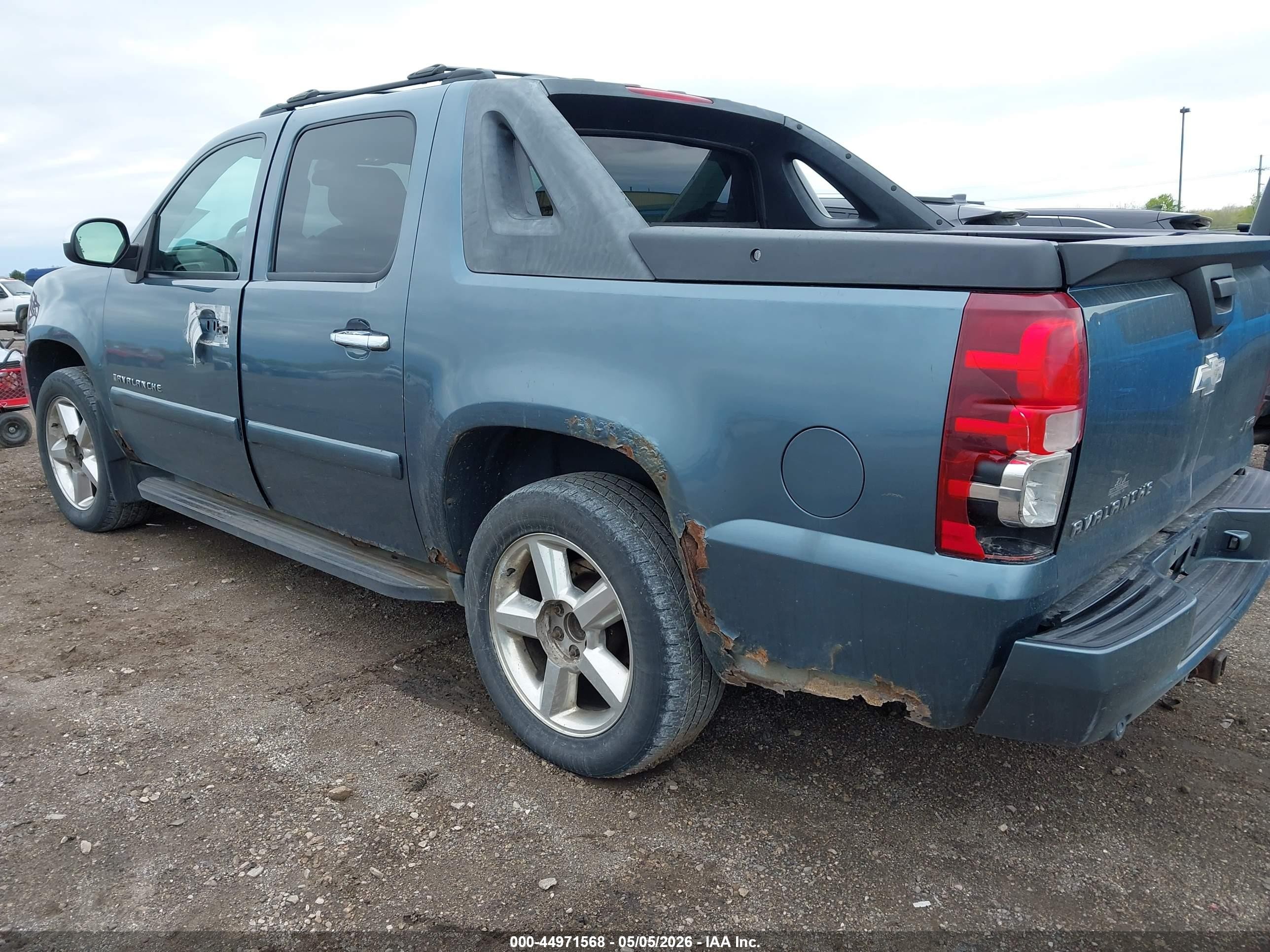 2008 Chevrolet Avalanche 1500 Ltz Синий vin: 3GNFK12308G249270