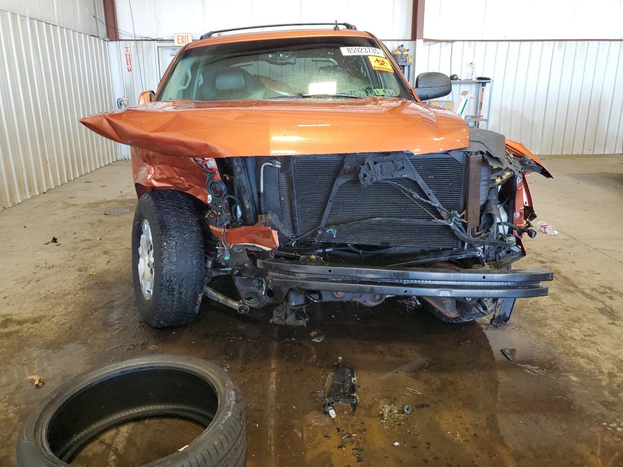 2007 Chevrolet Avalanche K1500 Orange vin: 3GNFK12317G166364