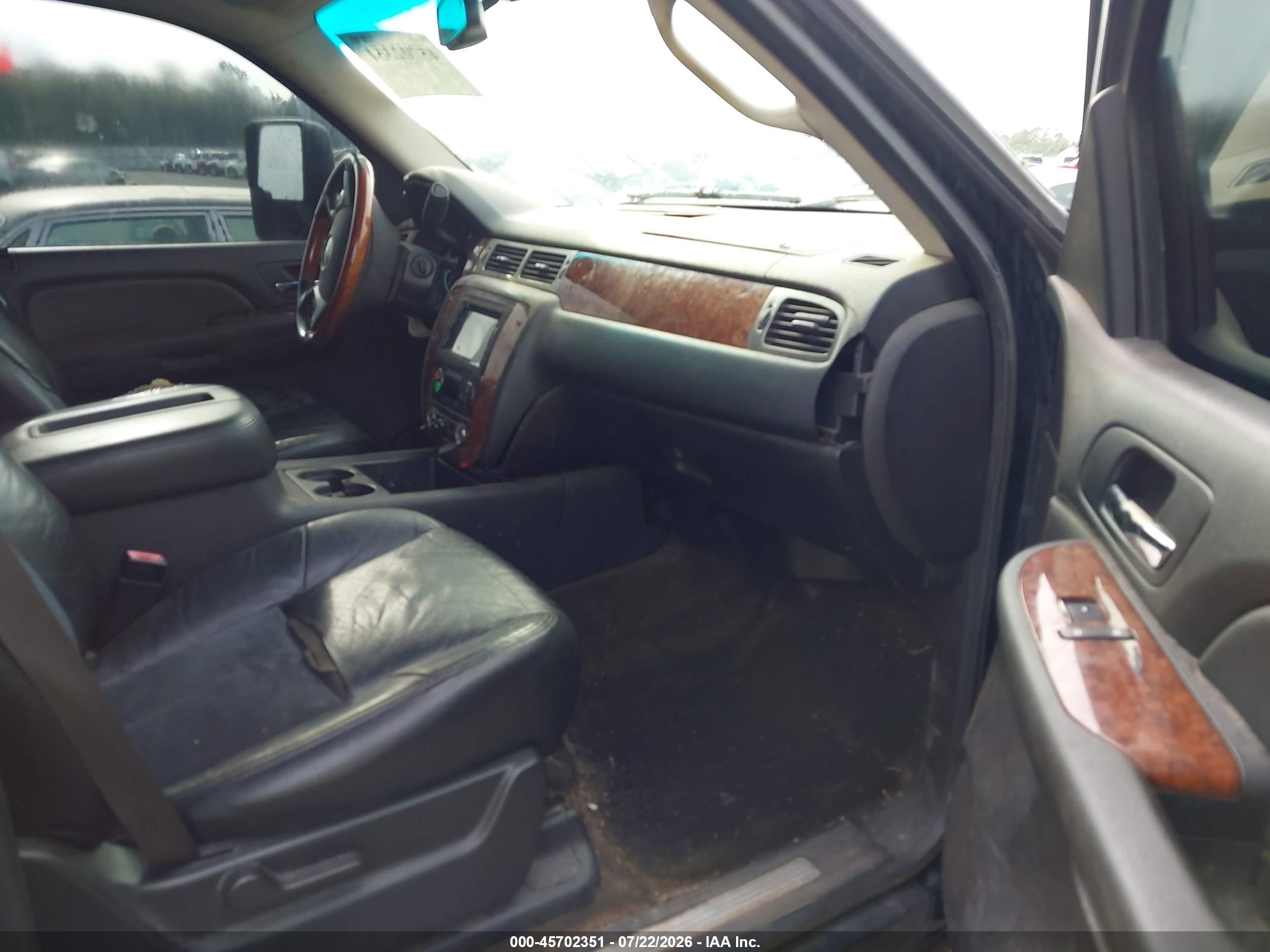 2007 Chevrolet Avalanche 1500 Lt Black vin: 3GNFK12317G321186