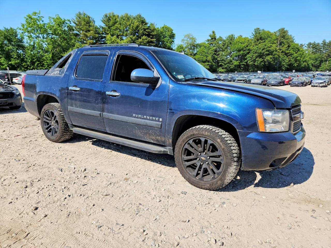 2008 Chevrolet Avalanche K1500 Синий vin: 3GNFK12318G139991