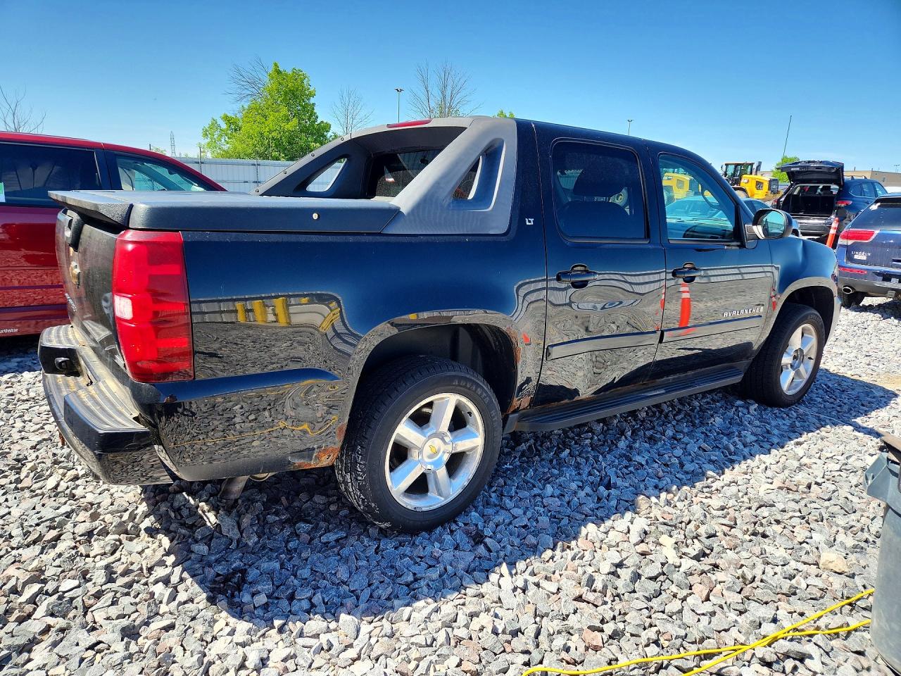 2008 Chevrolet Avalanche K1500 Black vin: 3GNFK12328G129020