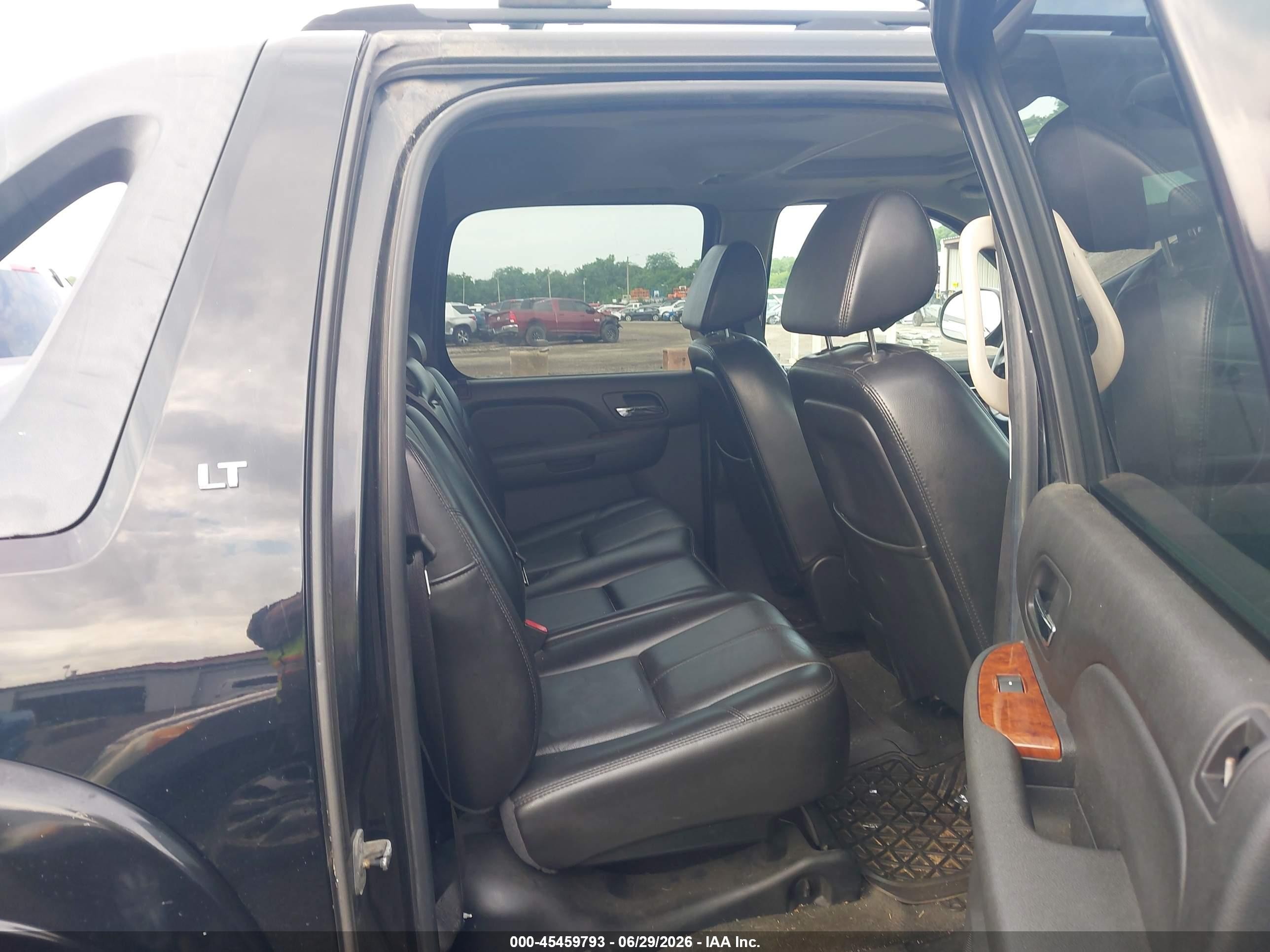 2007 Chevrolet Avalanche 1500 Lt Black vin: 3GNFK12337G188771