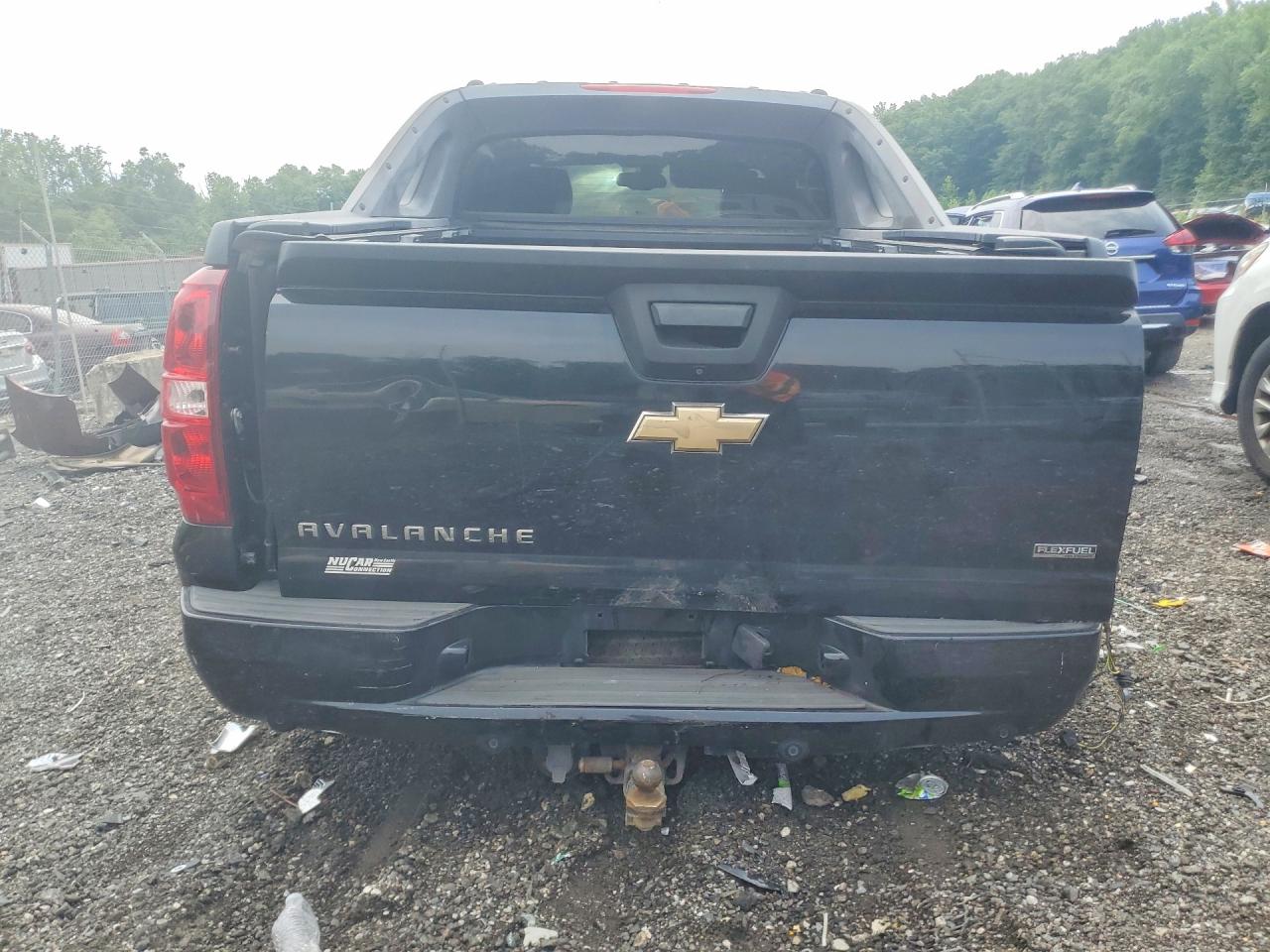 2007 Chevrolet Avalanche K1500 Black vin: 3GNFK12337G204550
