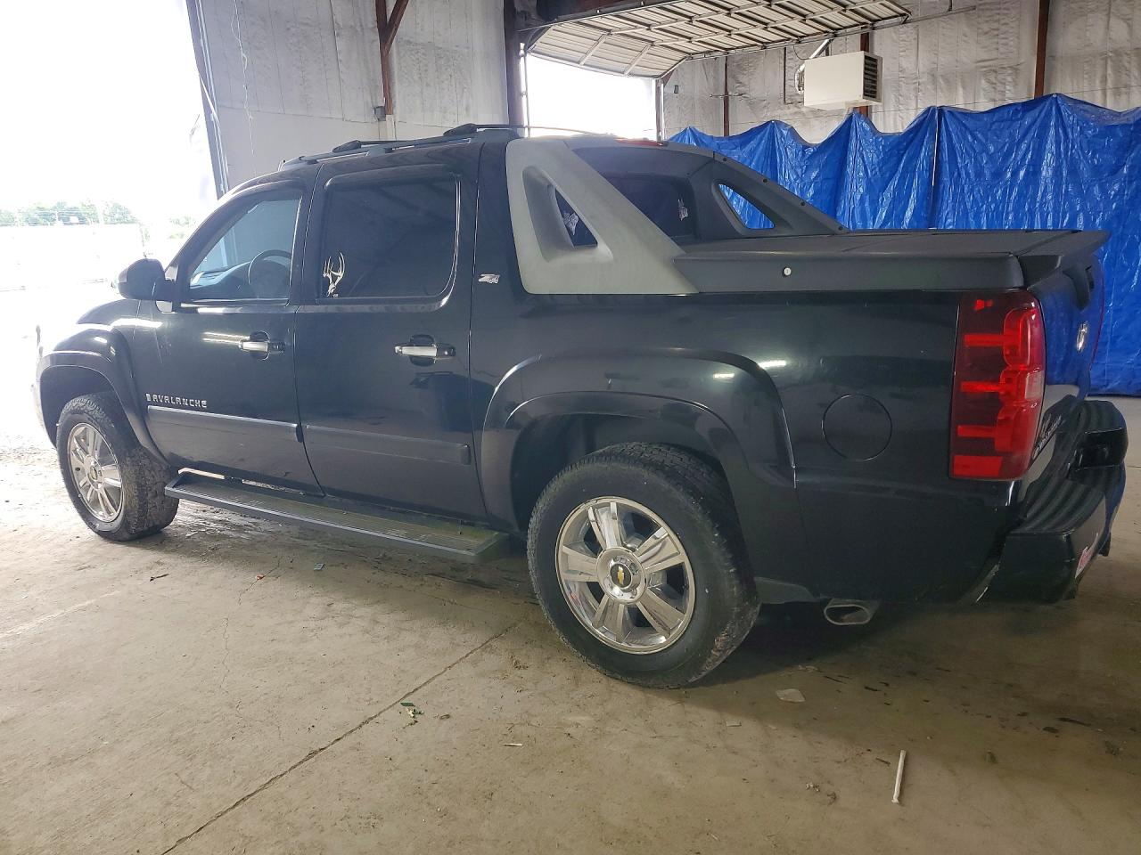 2007 Chevrolet Avalanche K1500 Black vin: 3GNFK12337G263954