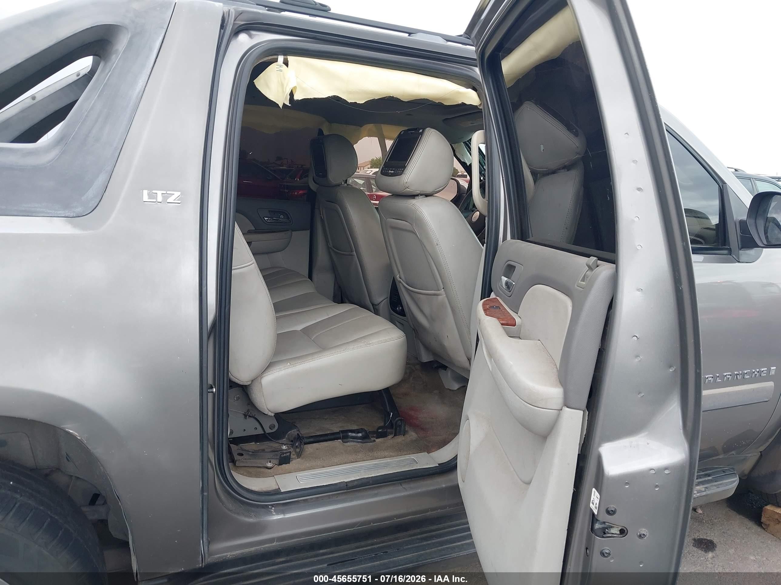 2007 Chevrolet Avalanche 1500 Ltz Серый vin: 3GNFK12337G271522