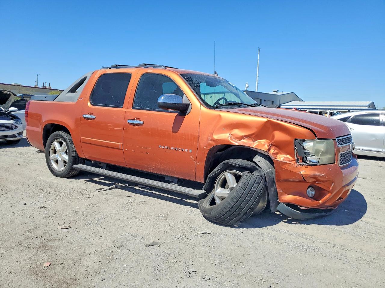 2007 Chevrolet Avalanche K1500 Orange vin: 3GNFK12337G317673