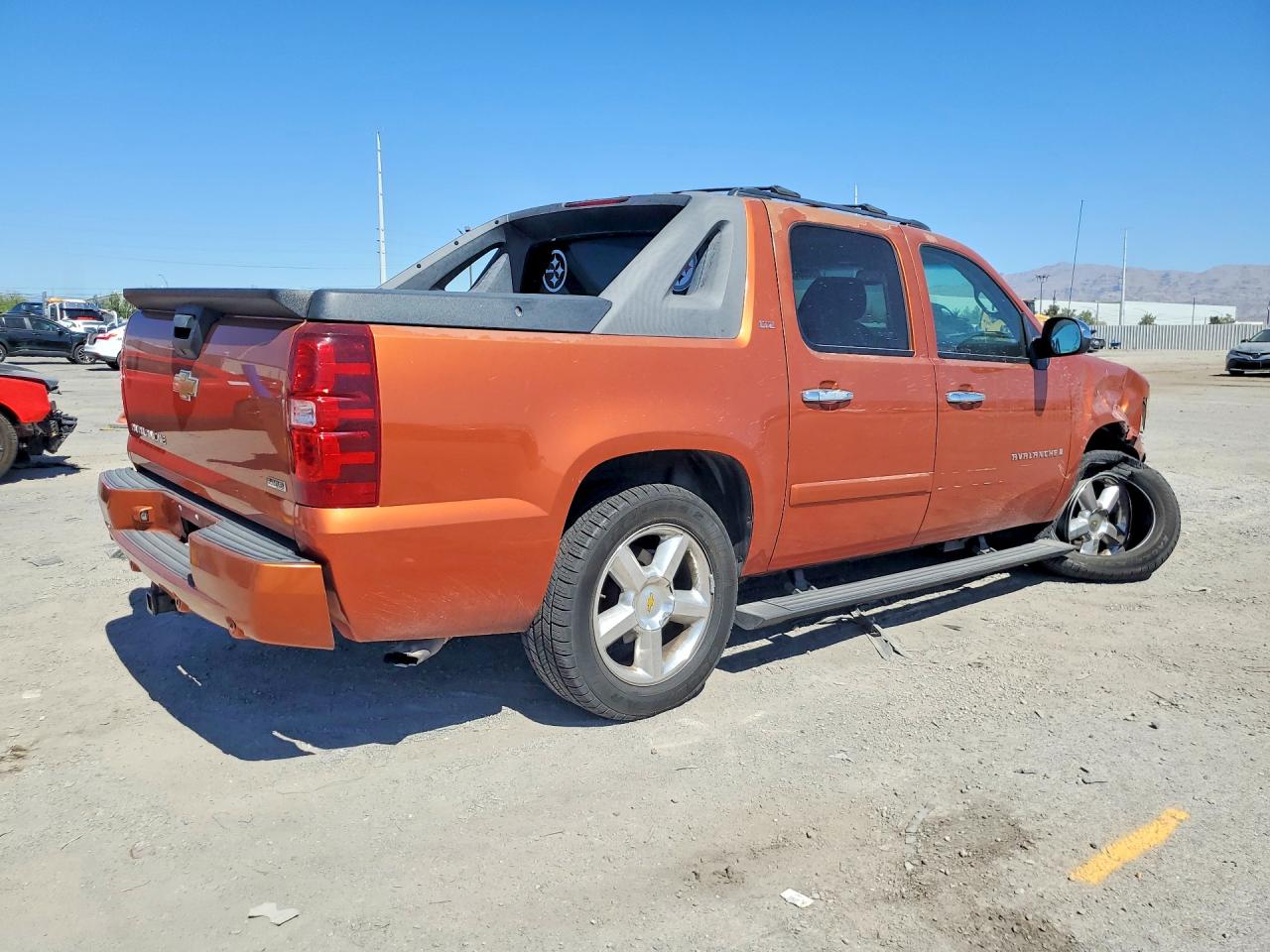 2007 Chevrolet Avalanche K1500 Orange vin: 3GNFK12337G317673