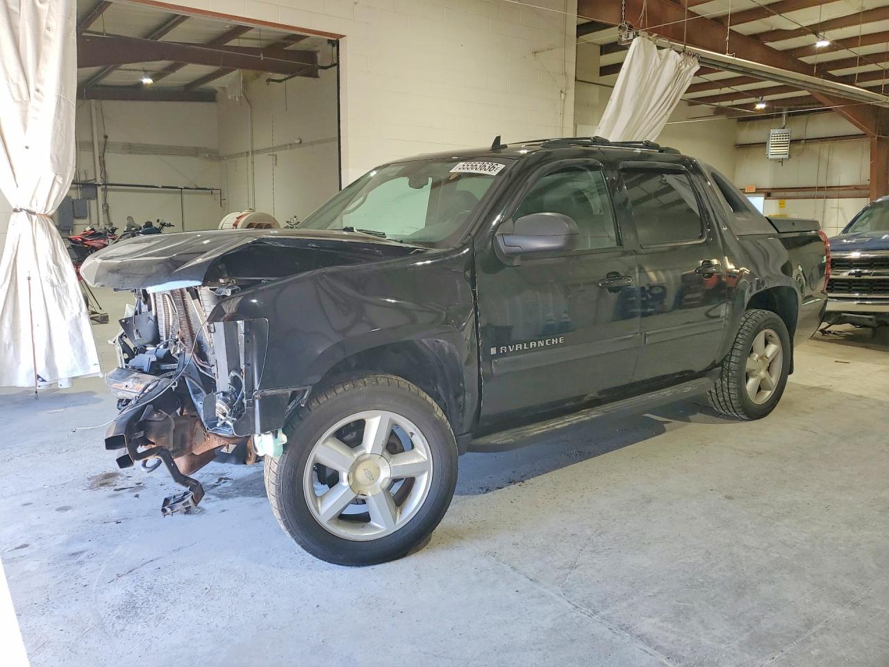 2008 Chevrolet Avalanche K1500 Black vin: 3GNFK12338G249554