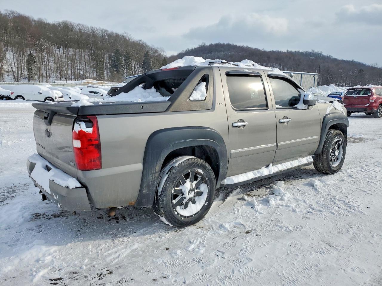 2009 Chevrolet Avalanche K1500 Ls Gray vin: 3GNFK12339G118657