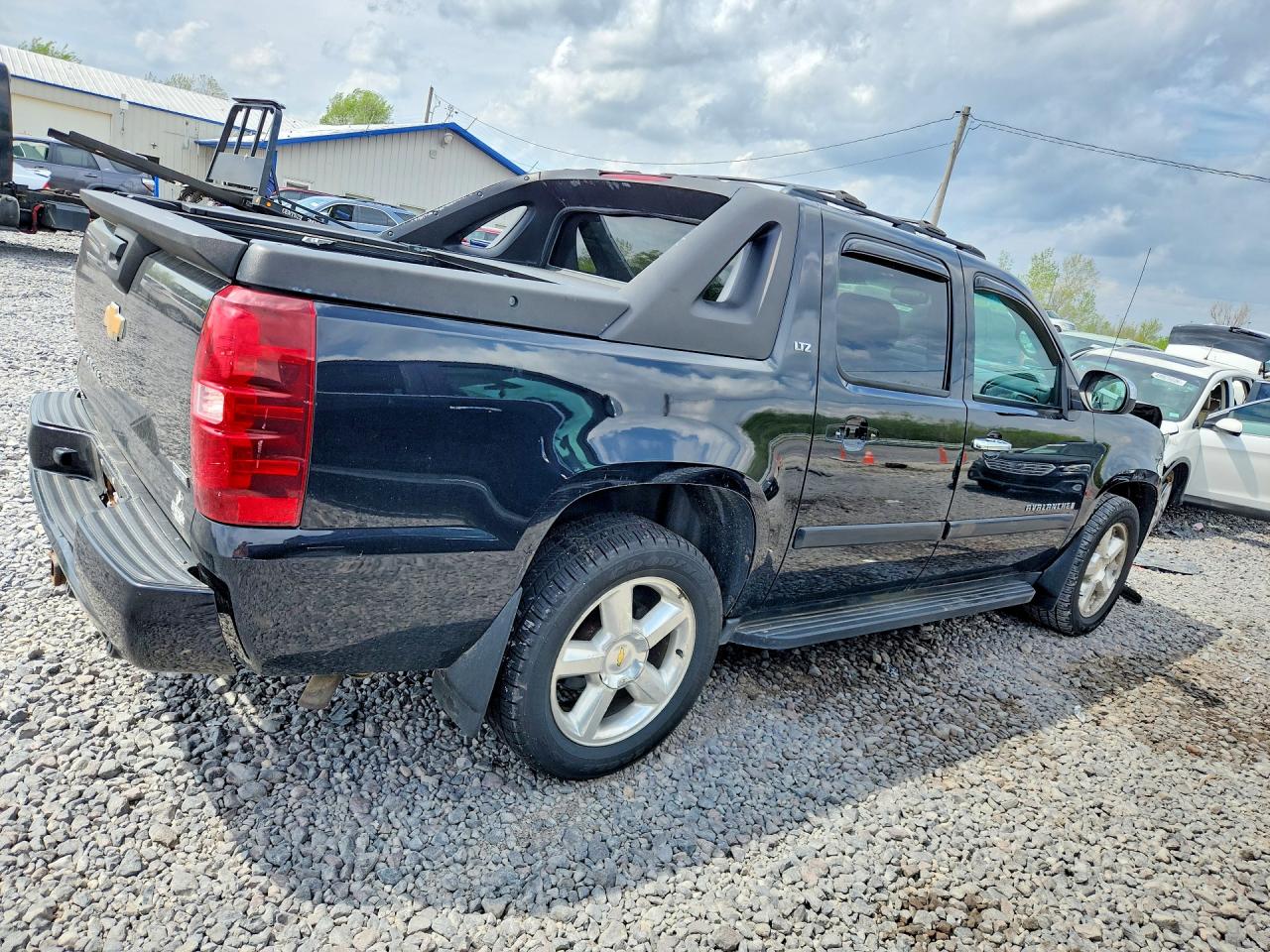 2007 Chevrolet Avalanche K1500 Black vin: 3GNFK12347G309355