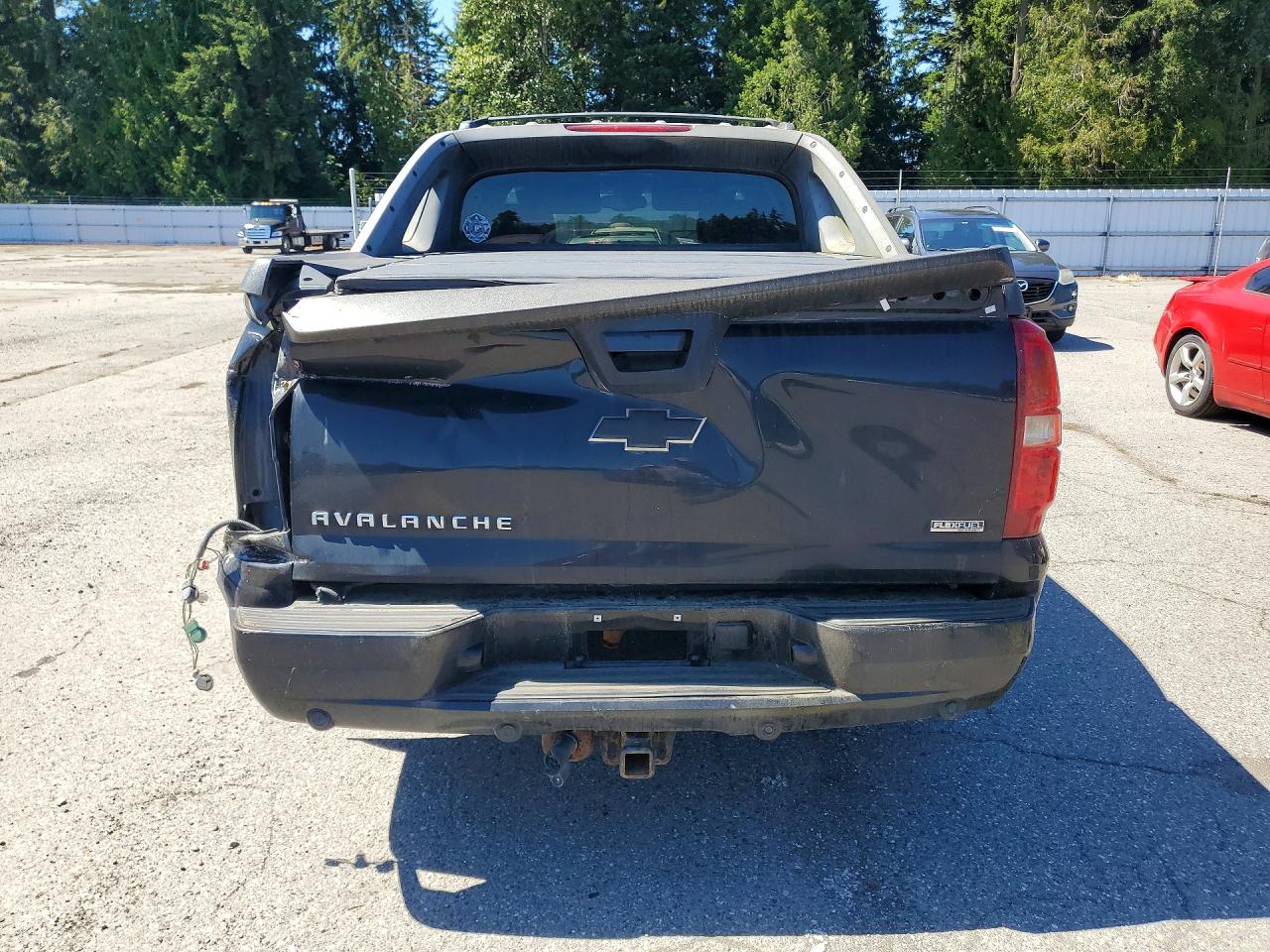 2008 Chevrolet Avalanche K1500 Black vin: 3GNFK12348G161192