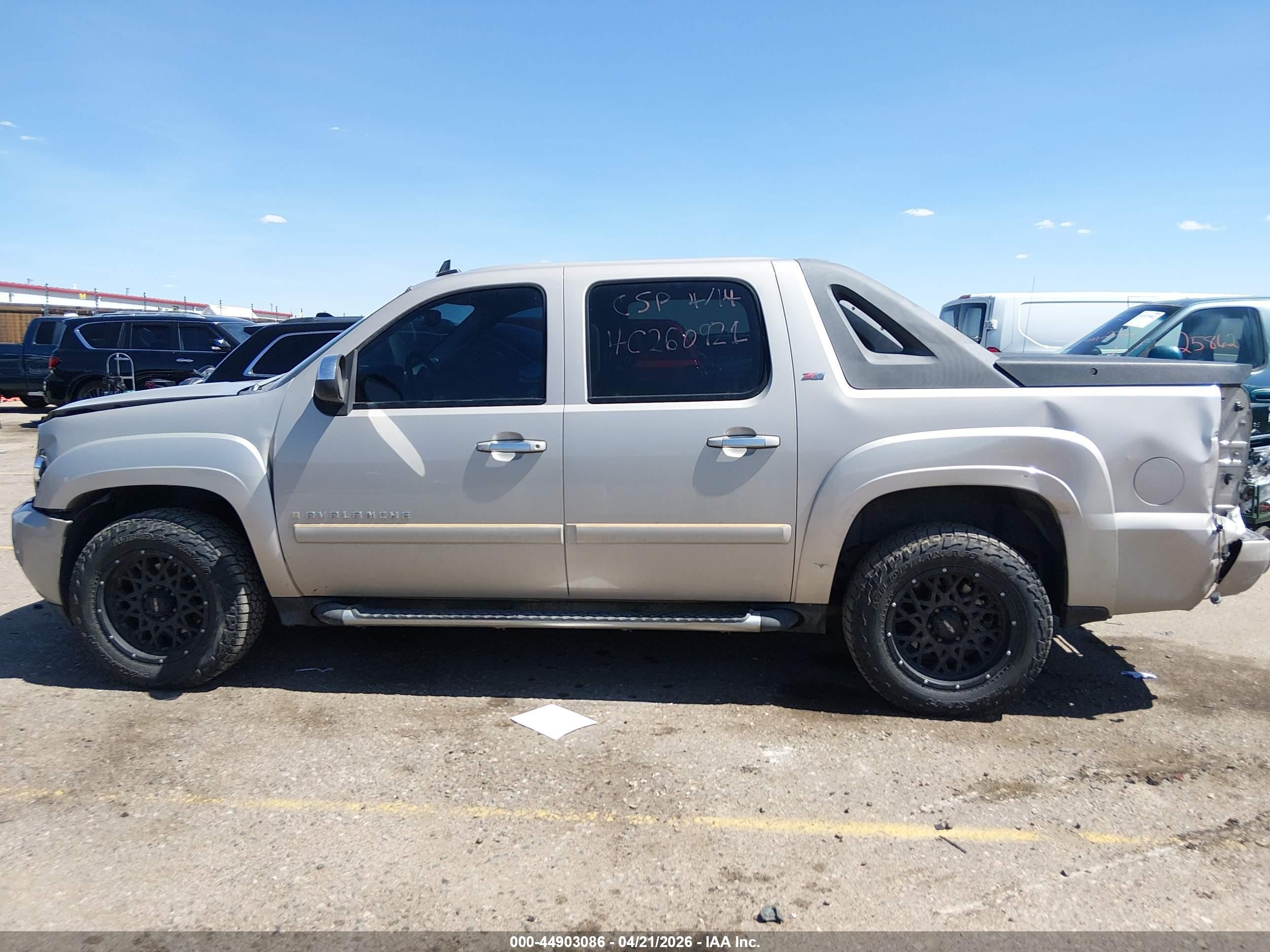 2007 Chevrolet Avalanche 1500 Lt Gold vin: 3GNFK12357G293750