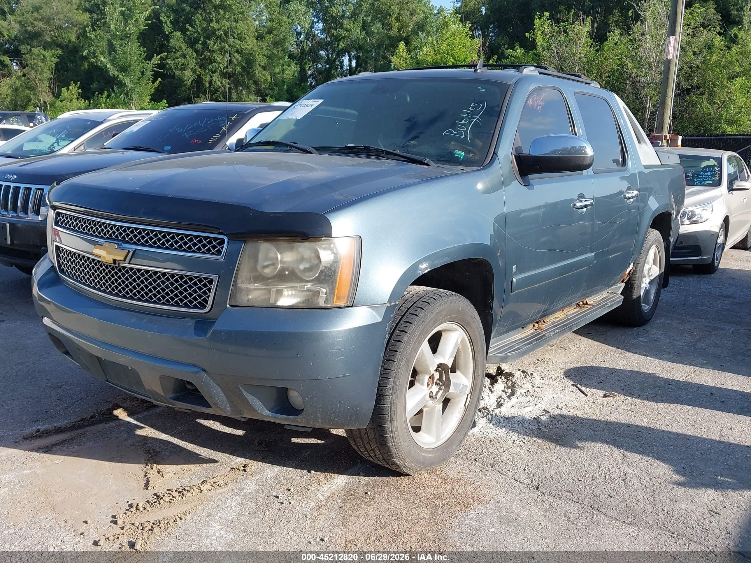 2008 Chevrolet Avalanche 1500 Ls/lt/ltz Green vin: 3GNFK12358G165736