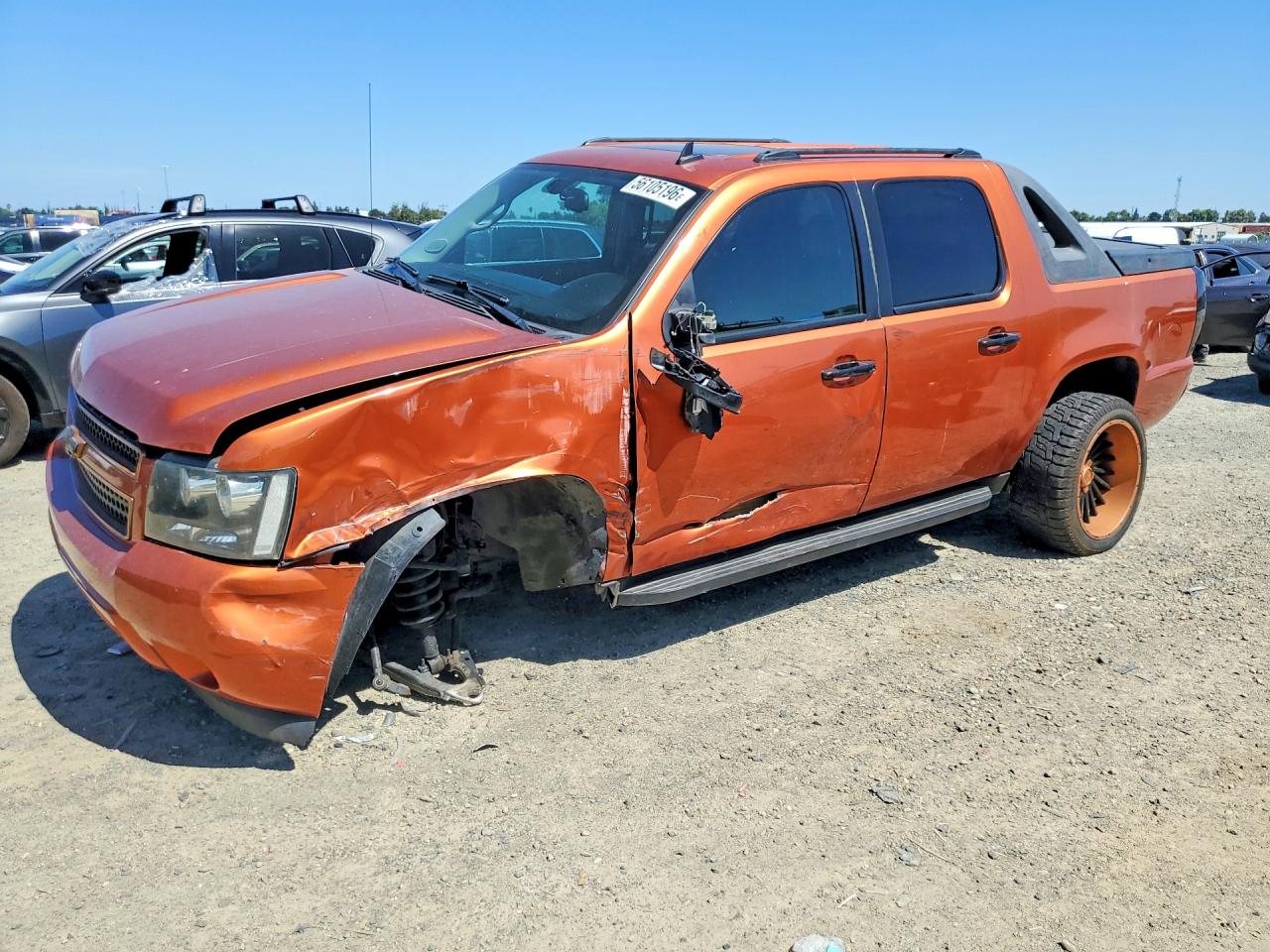 2008 Chevrolet Avalanche K1500 Orange vin: 3GNFK12358G229810