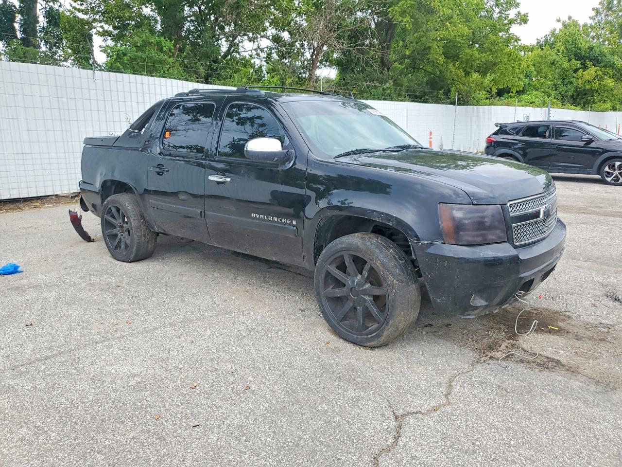 2008 Chevrolet Avalanche K1500 Черный vin: 3GNFK12358G276691