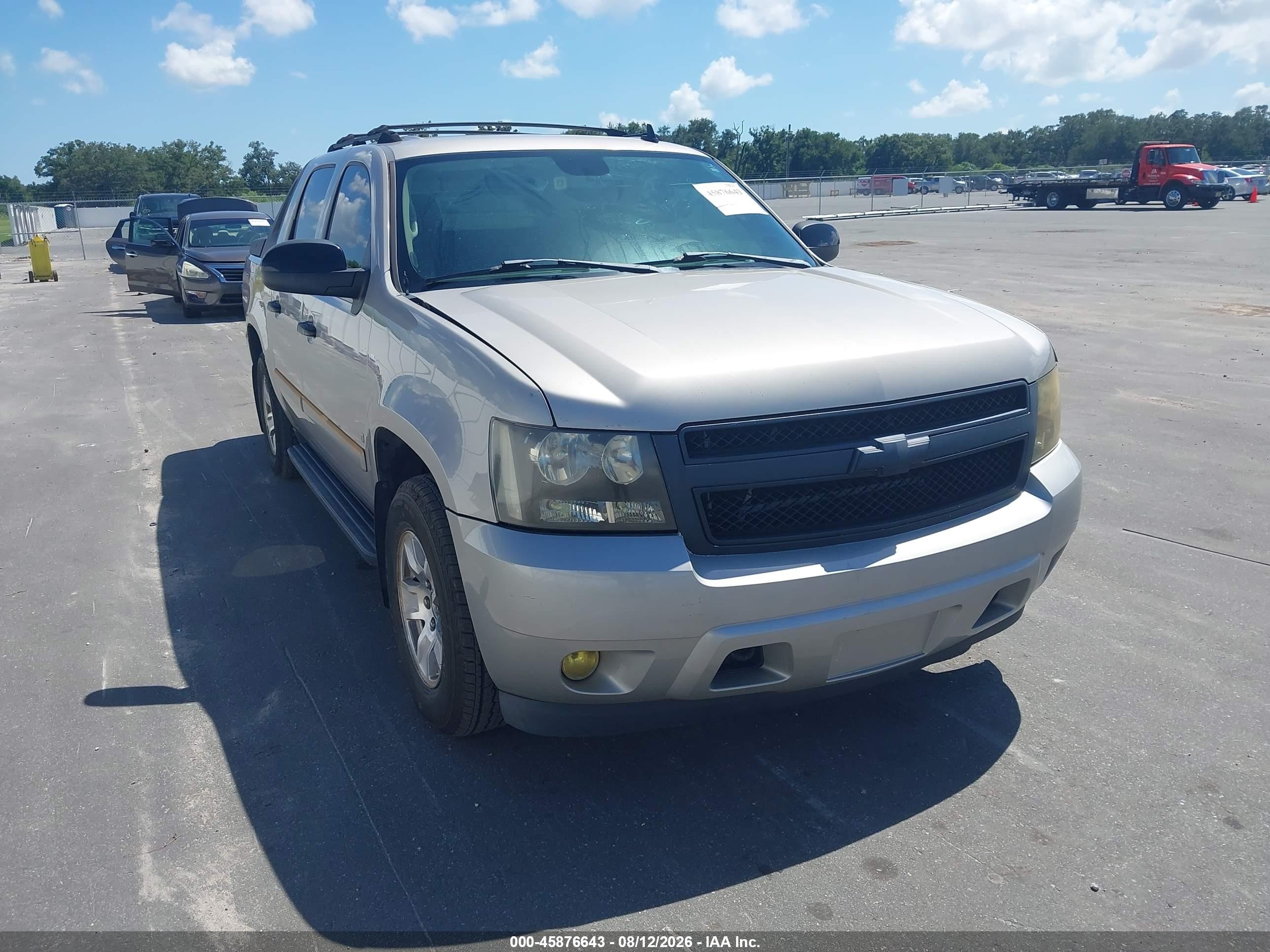 2007 Chevrolet Avalanche 1500 Lt Gray vin: 3GNFK12367G230527