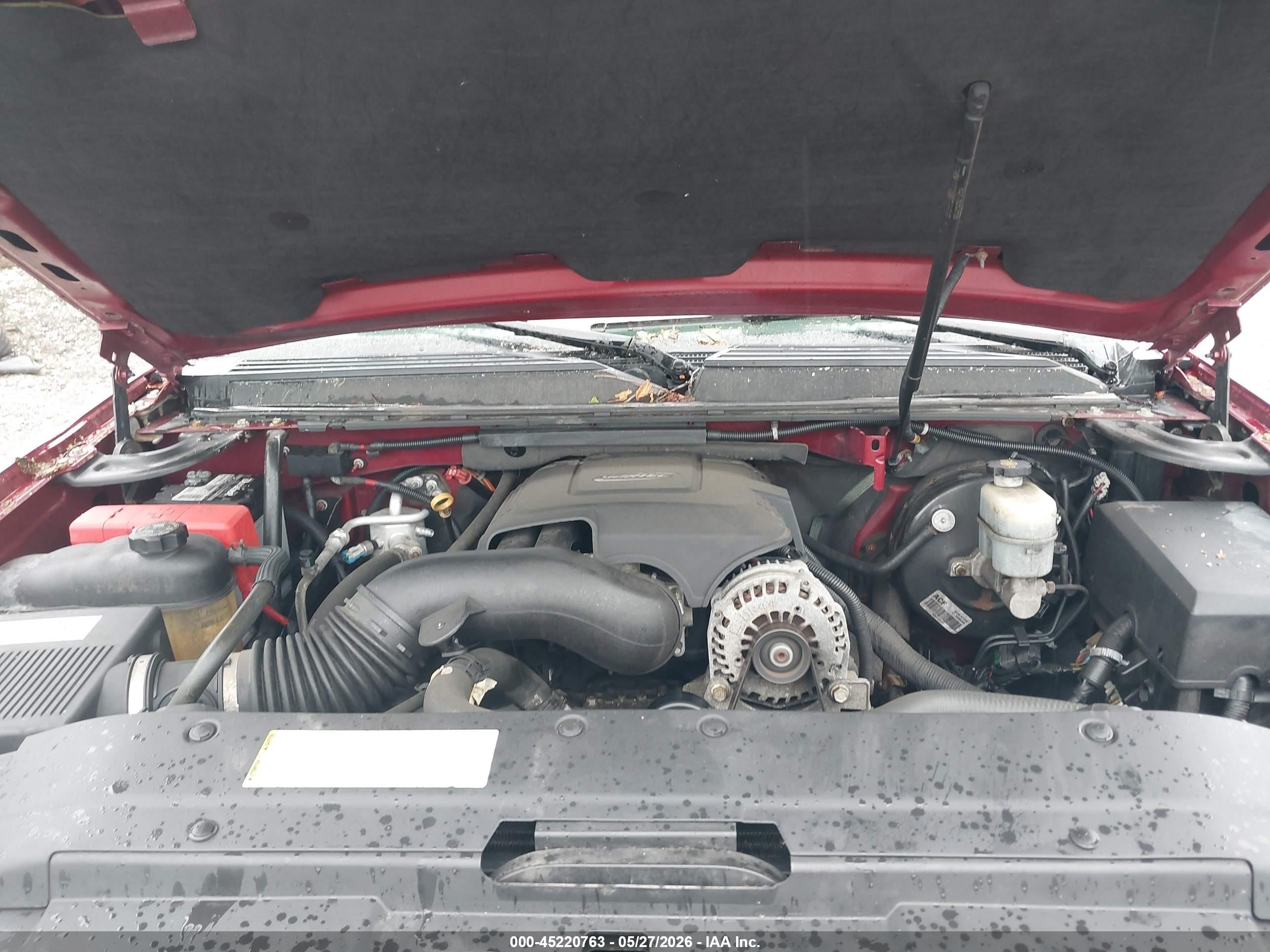 2007 Chevrolet Avalanche 1500 Ltz Burgundy vin: 3GNFK12367G237915