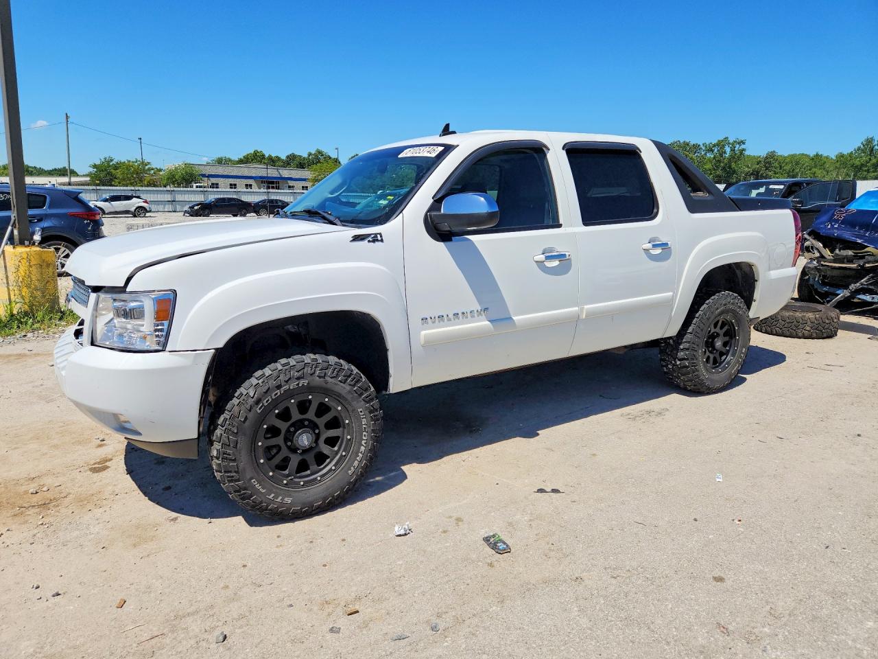2007 Chevrolet Avalanche K1500 White vin: 3GNFK12377G221934