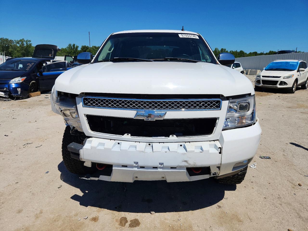 2007 Chevrolet Avalanche K1500 White vin: 3GNFK12377G221934