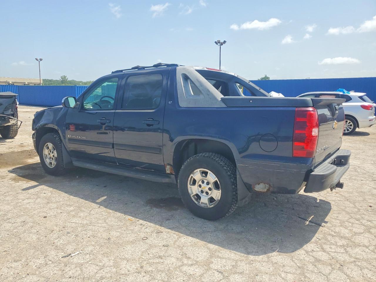 2007 Chevrolet Avalanche 1500 Crew Blue vin: 3GNFK12377G263861