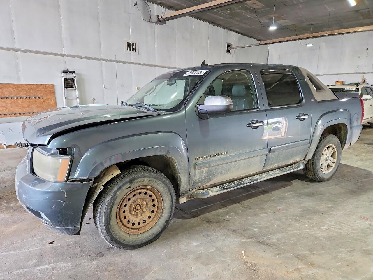 2007 Chevrolet Avalanche K1500 Teal vin: 3GNFK12387G296934