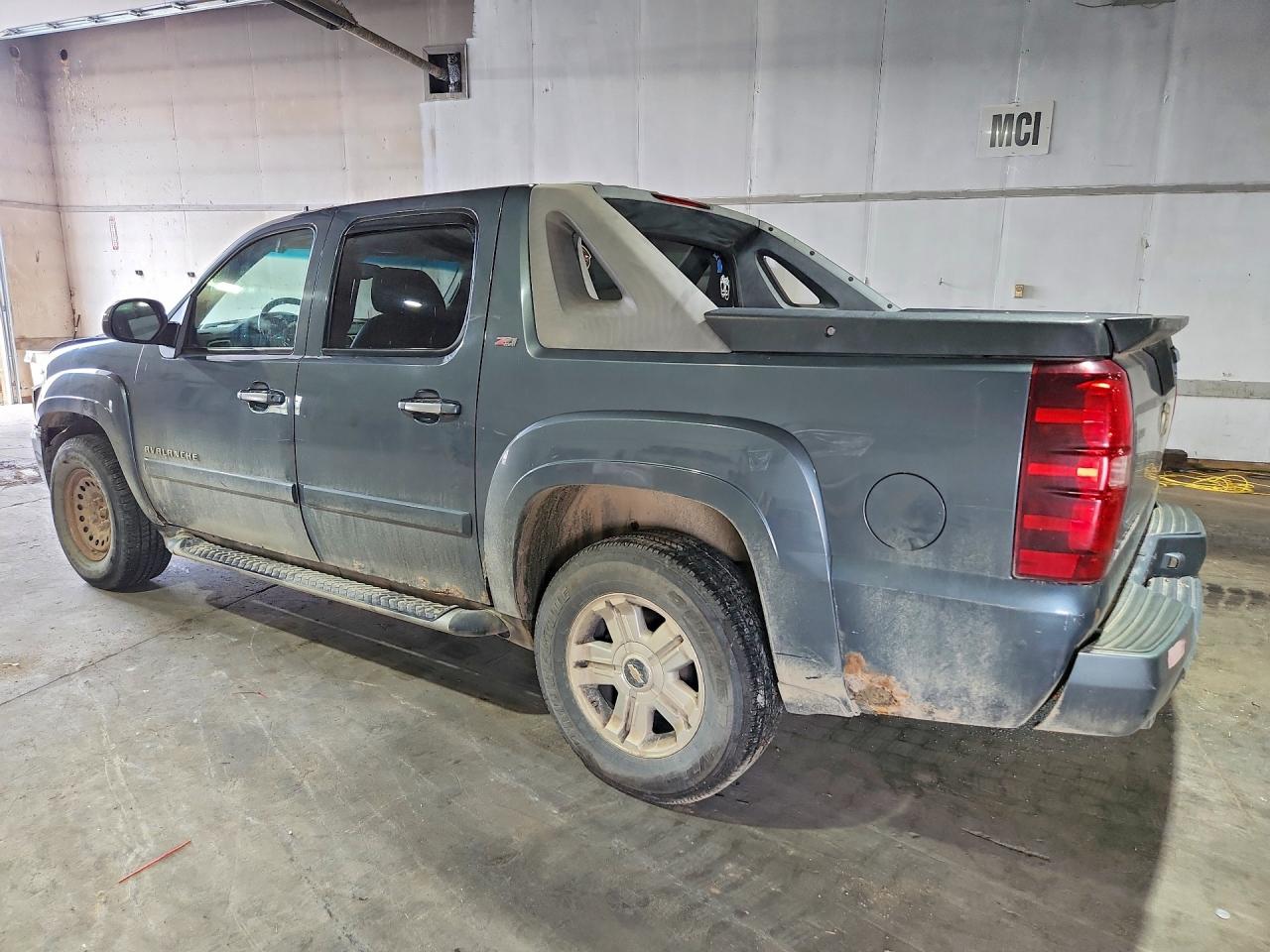 2007 Chevrolet Avalanche K1500 Teal vin: 3GNFK12387G296934