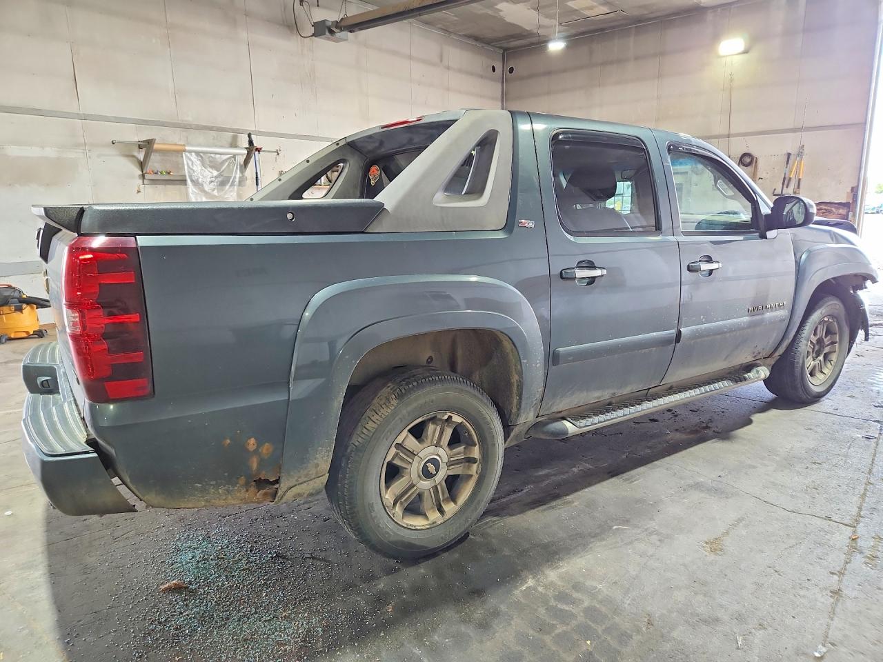 2007 Chevrolet Avalanche K1500 Teal vin: 3GNFK12387G296934