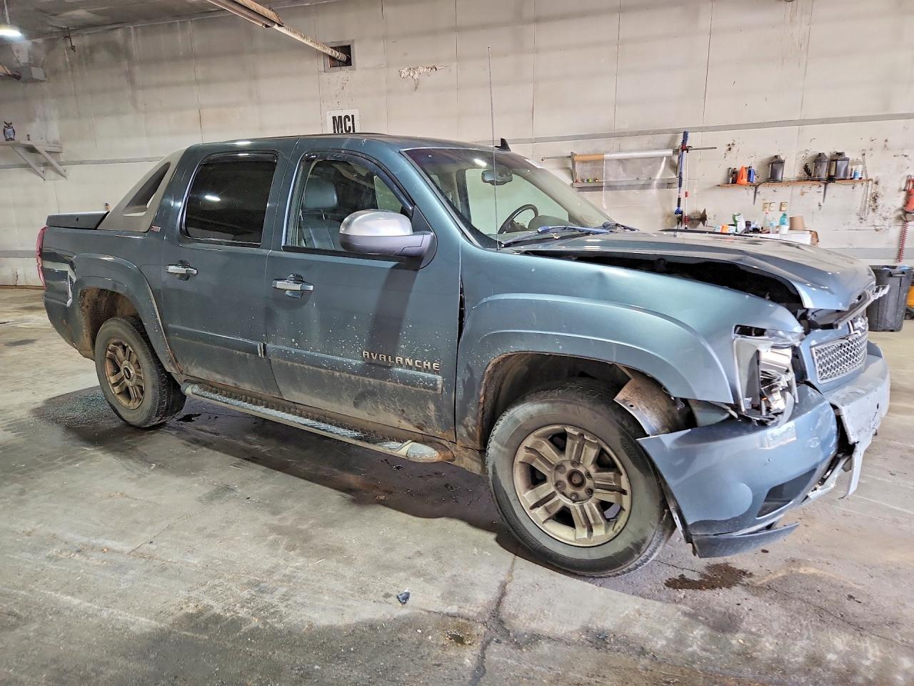 2007 Chevrolet Avalanche K1500 Teal vin: 3GNFK12387G296934
