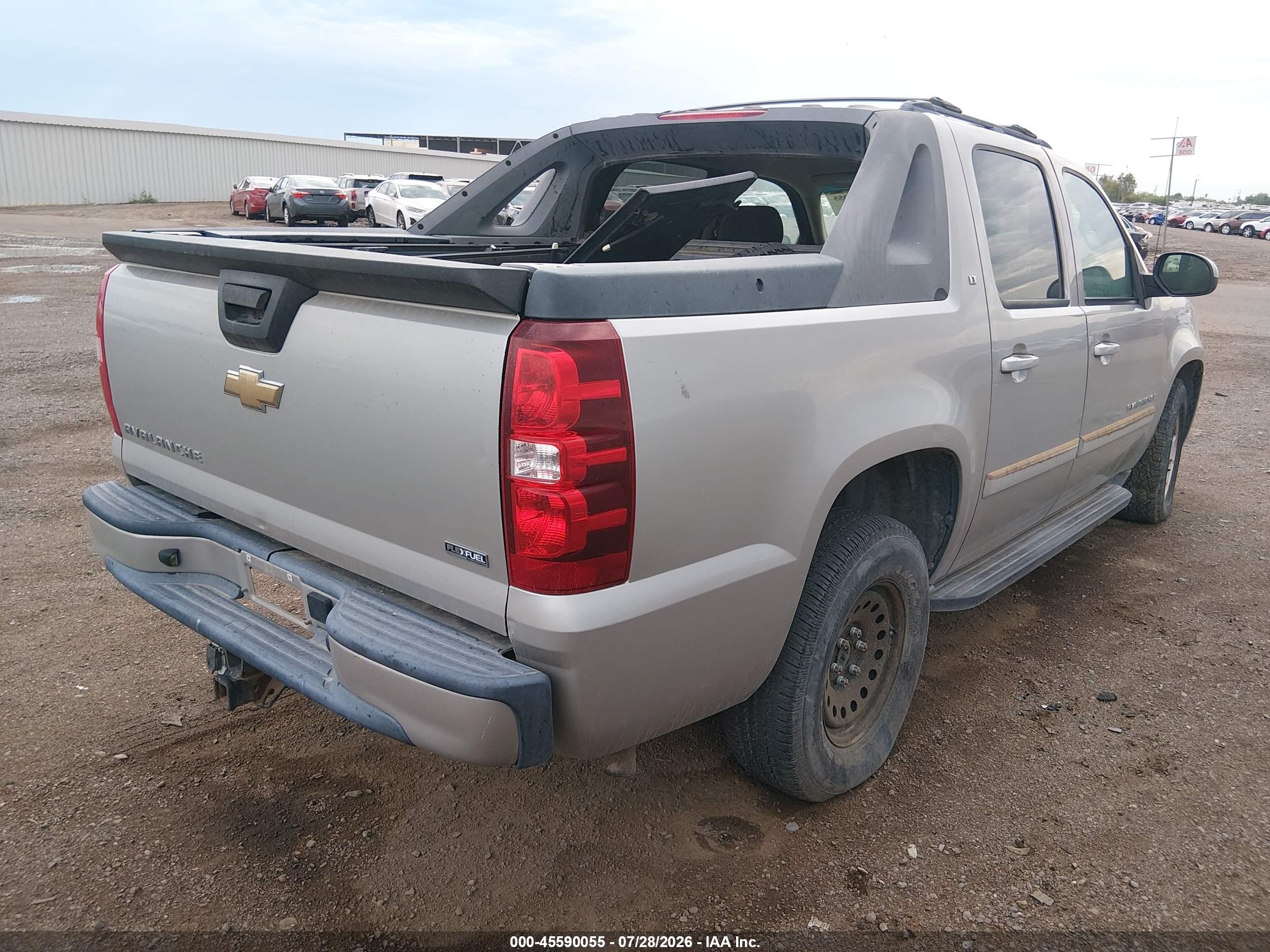 2007 Chevrolet Avalanche 1500 Lt Silver vin: 3GNFK12387G299980