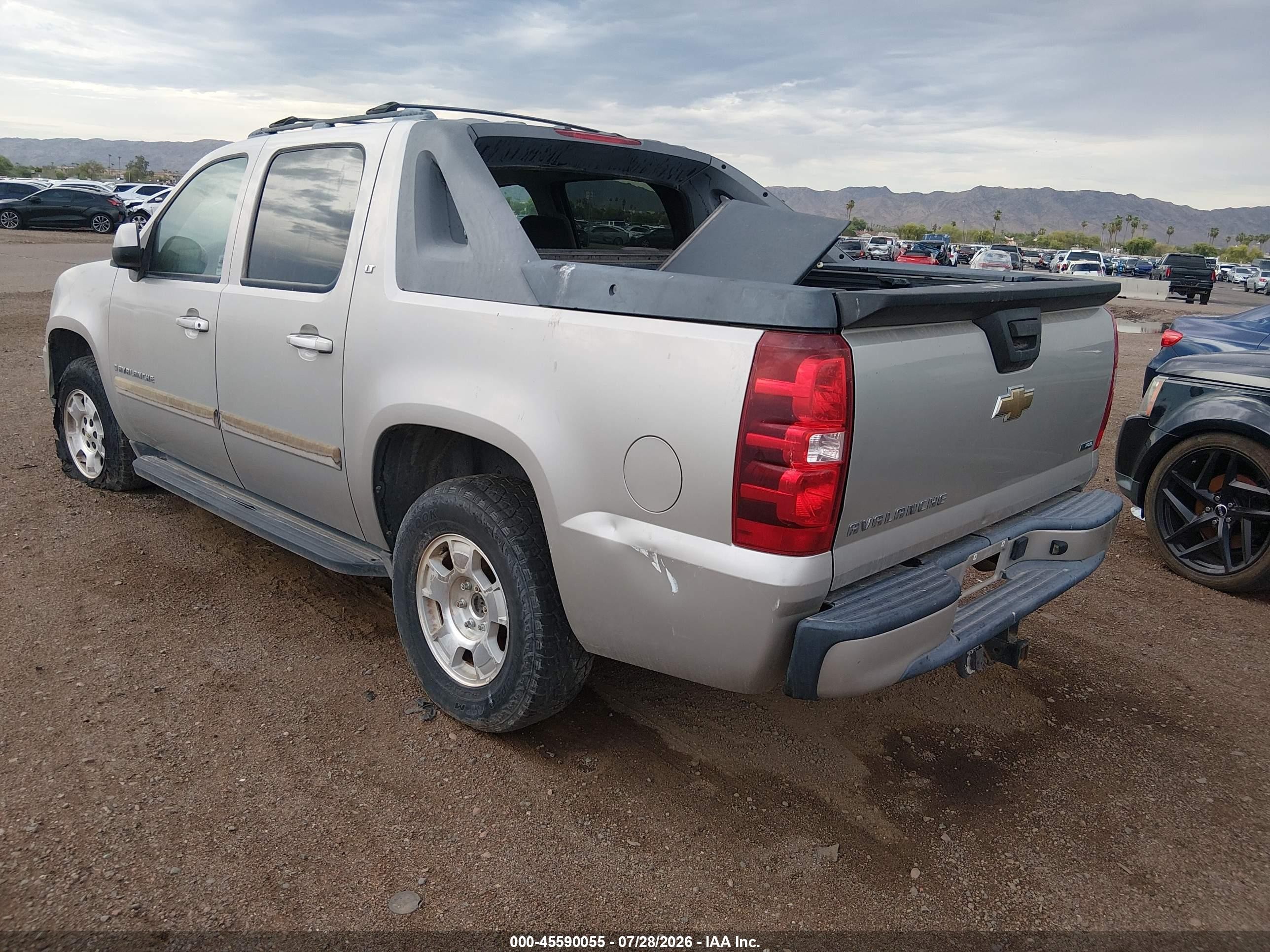 2007 Chevrolet Avalanche 1500 Lt Silver vin: 3GNFK12387G299980