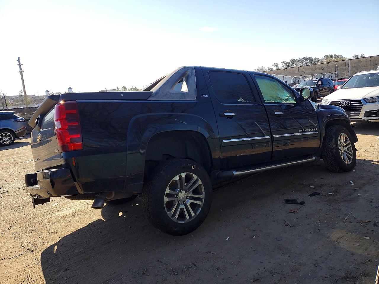 2008 Chevrolet Avalanche K1500 Black vin: 3GNFK12388G281707