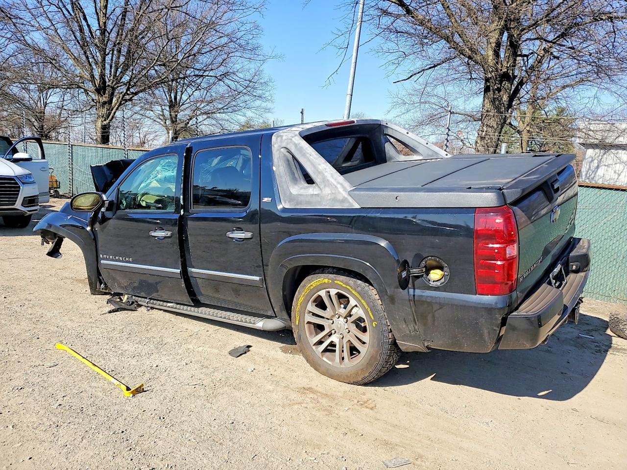 2008 Chevrolet Avalanche K1500 Black vin: 3GNFK12388G281707
