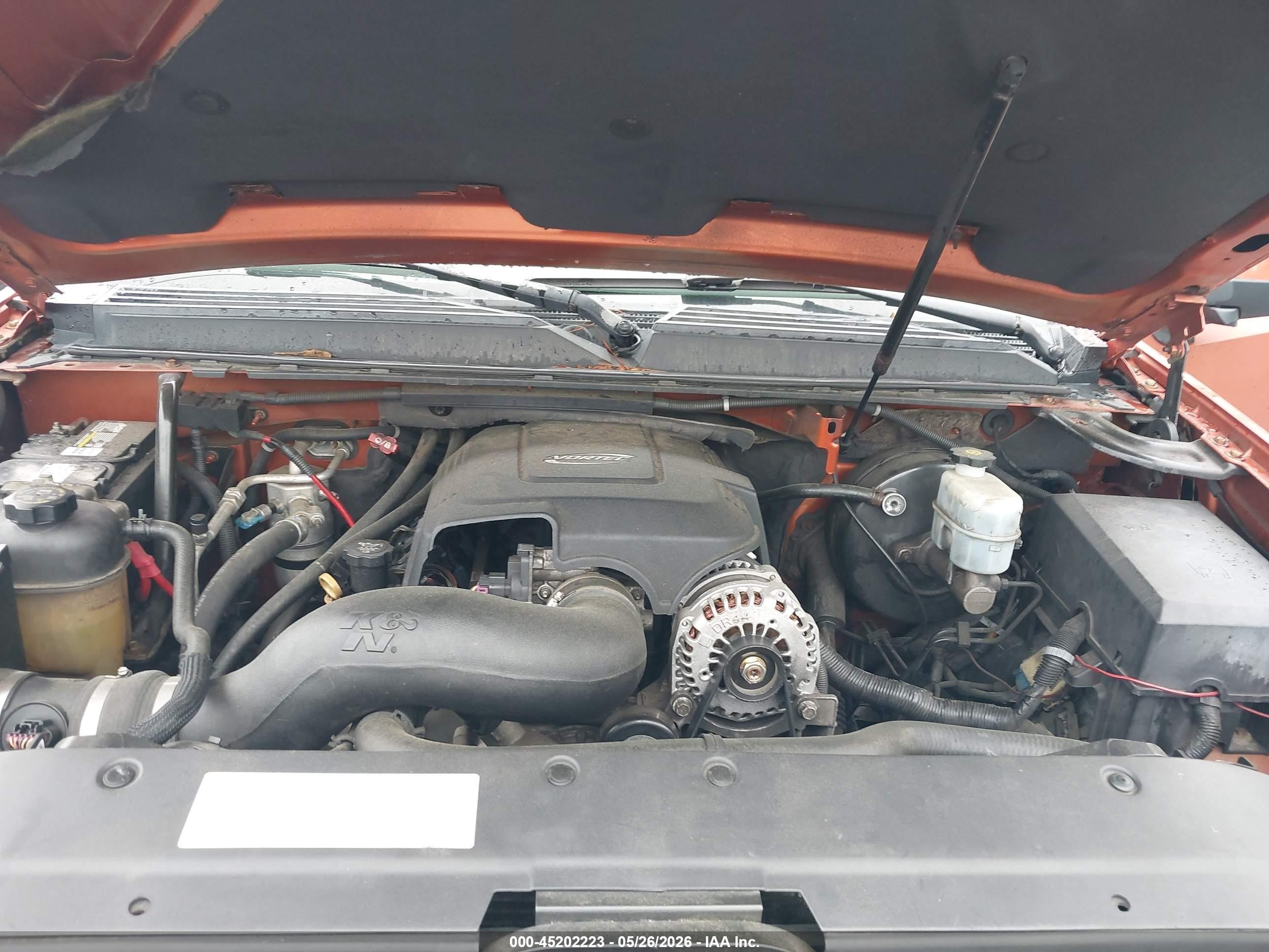2007 Chevrolet Avalanche 1500 Lt Orange vin: 3GNFK12397G114383