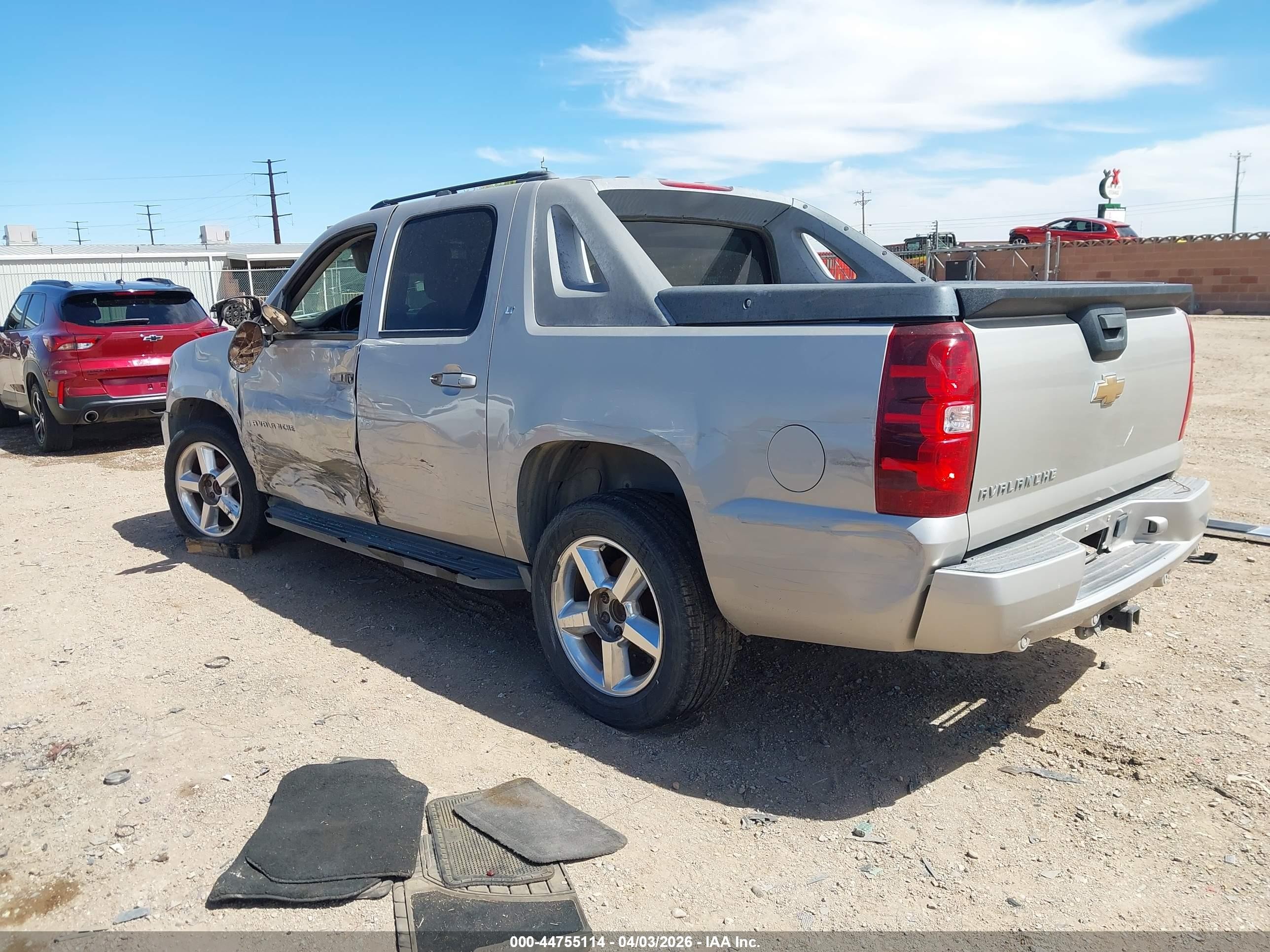 2008 Chevrolet Avalanche 1500 Lt Silver vin: 3GNFK12397G120264