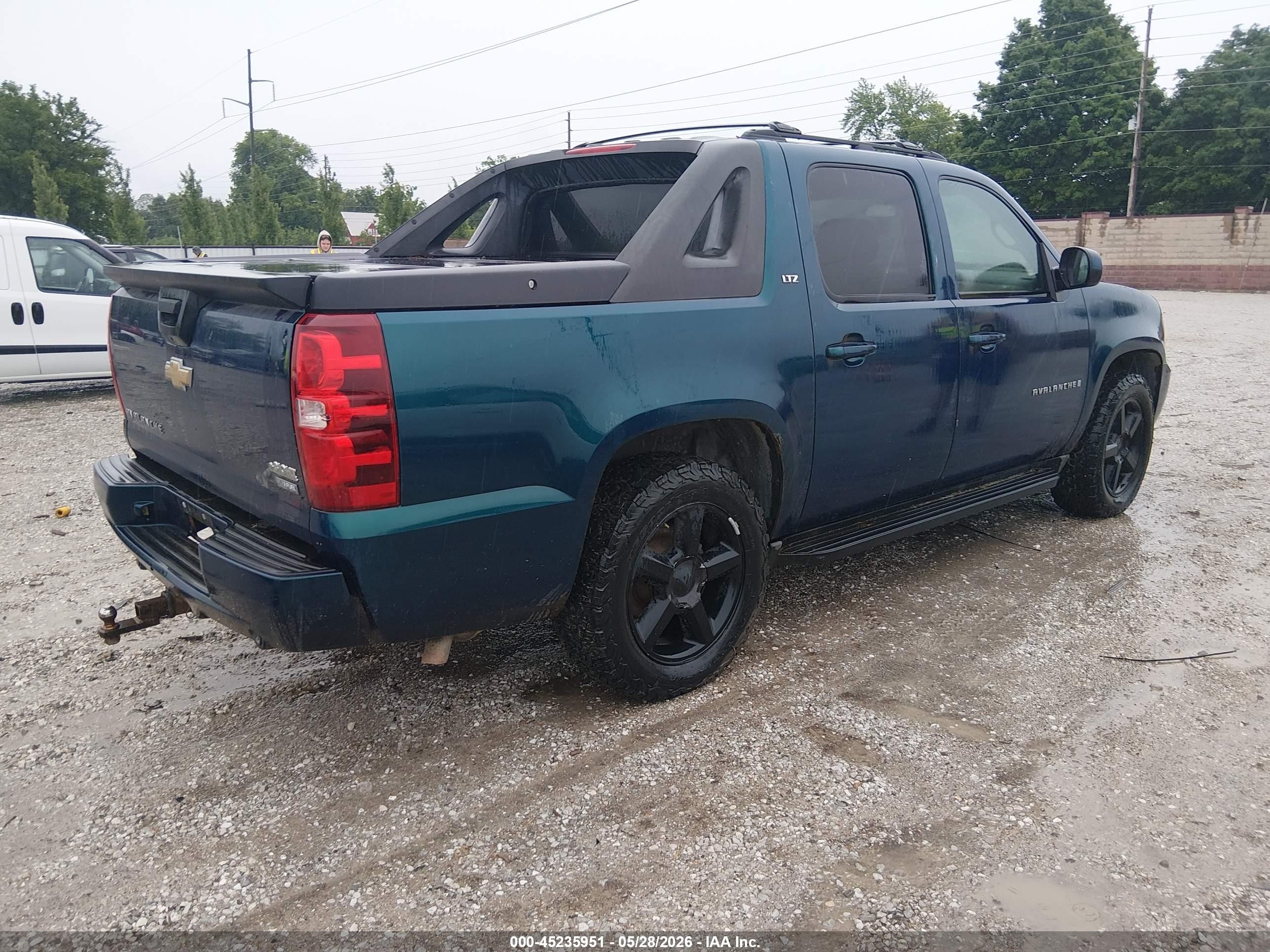 2007 Chevrolet Avalanche 1500 Ltz Turquoise vin: 3GNFK12397G150798