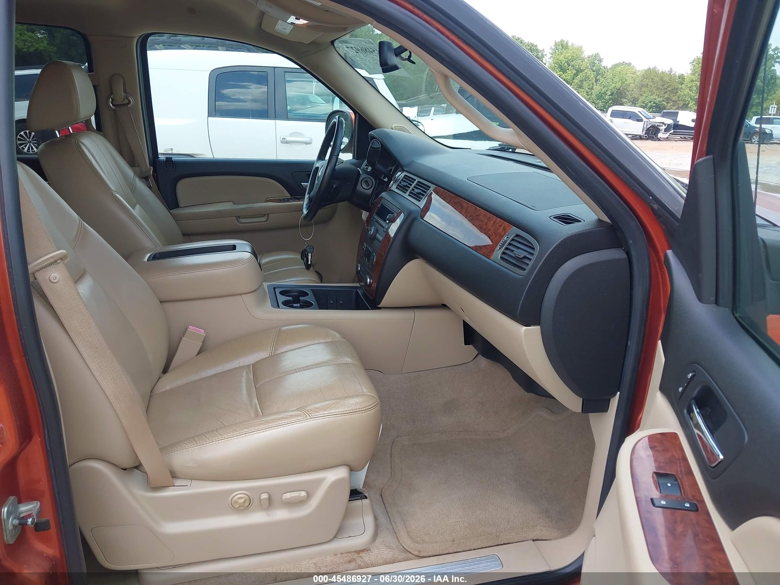 2007 Chevrolet Avalanche 1500 Lt Orange vin: 3GNFK12397G191450