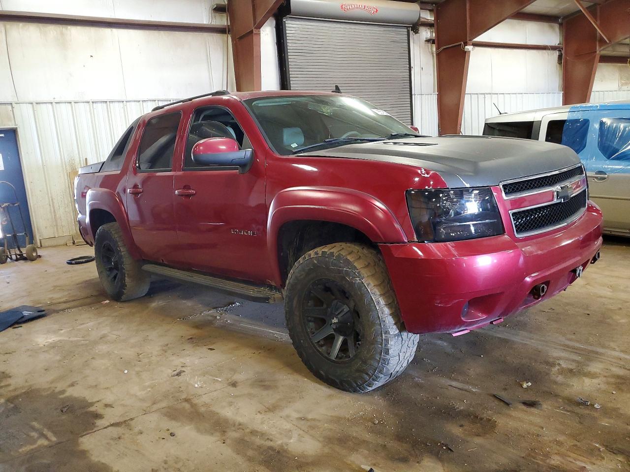 2007 Chevrolet Avalanche K1500 Burgundy vin: 3GNFK12397G213950
