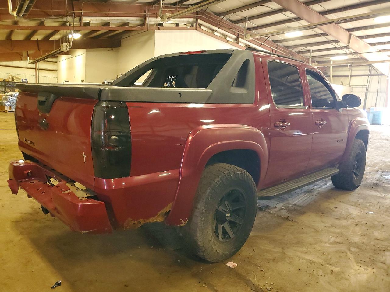 2007 Chevrolet Avalanche K1500 Burgundy vin: 3GNFK12397G213950