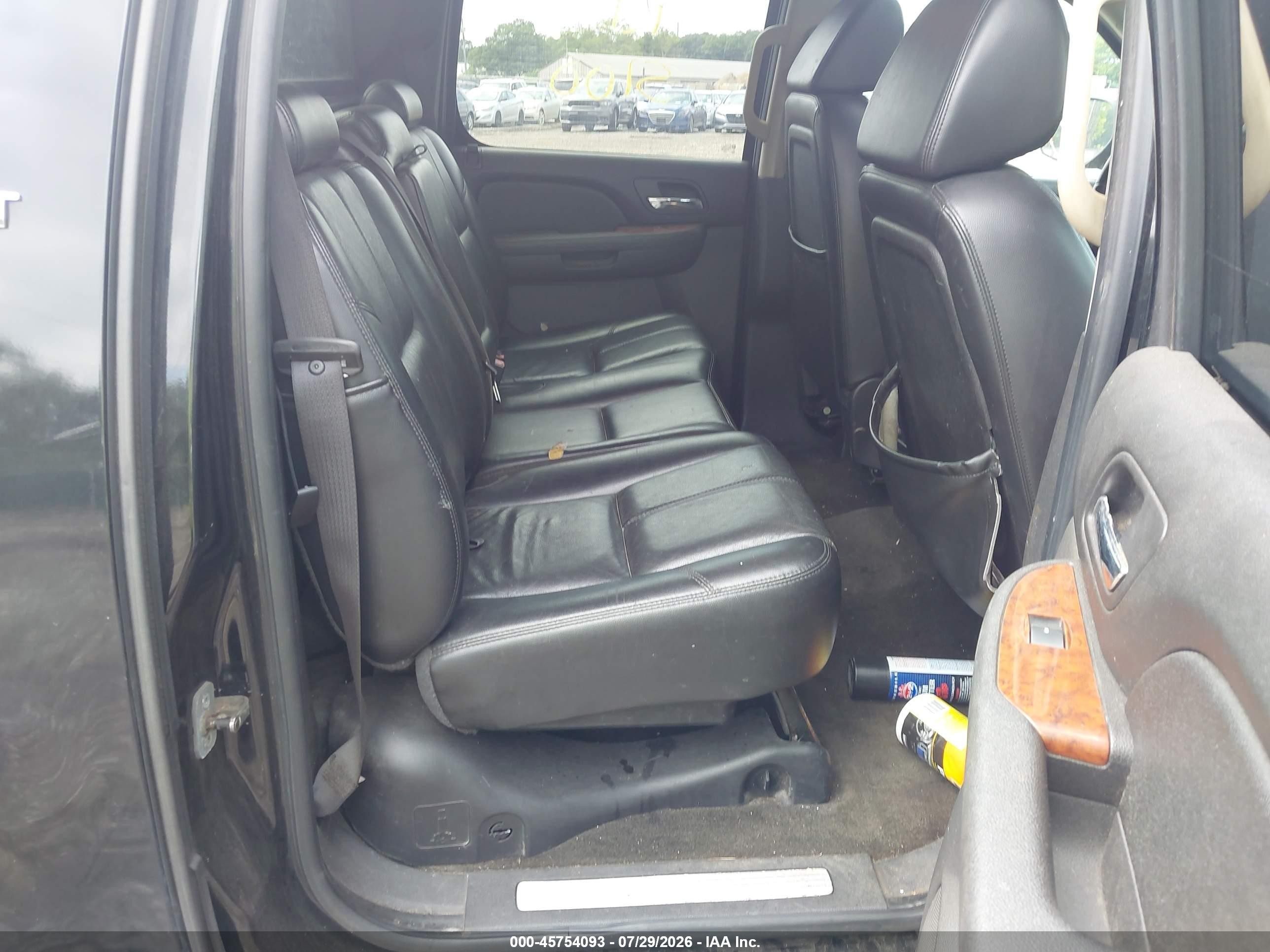 2007 Chevrolet Avalanche 1500 Lt Black vin: 3GNFK12397G217254