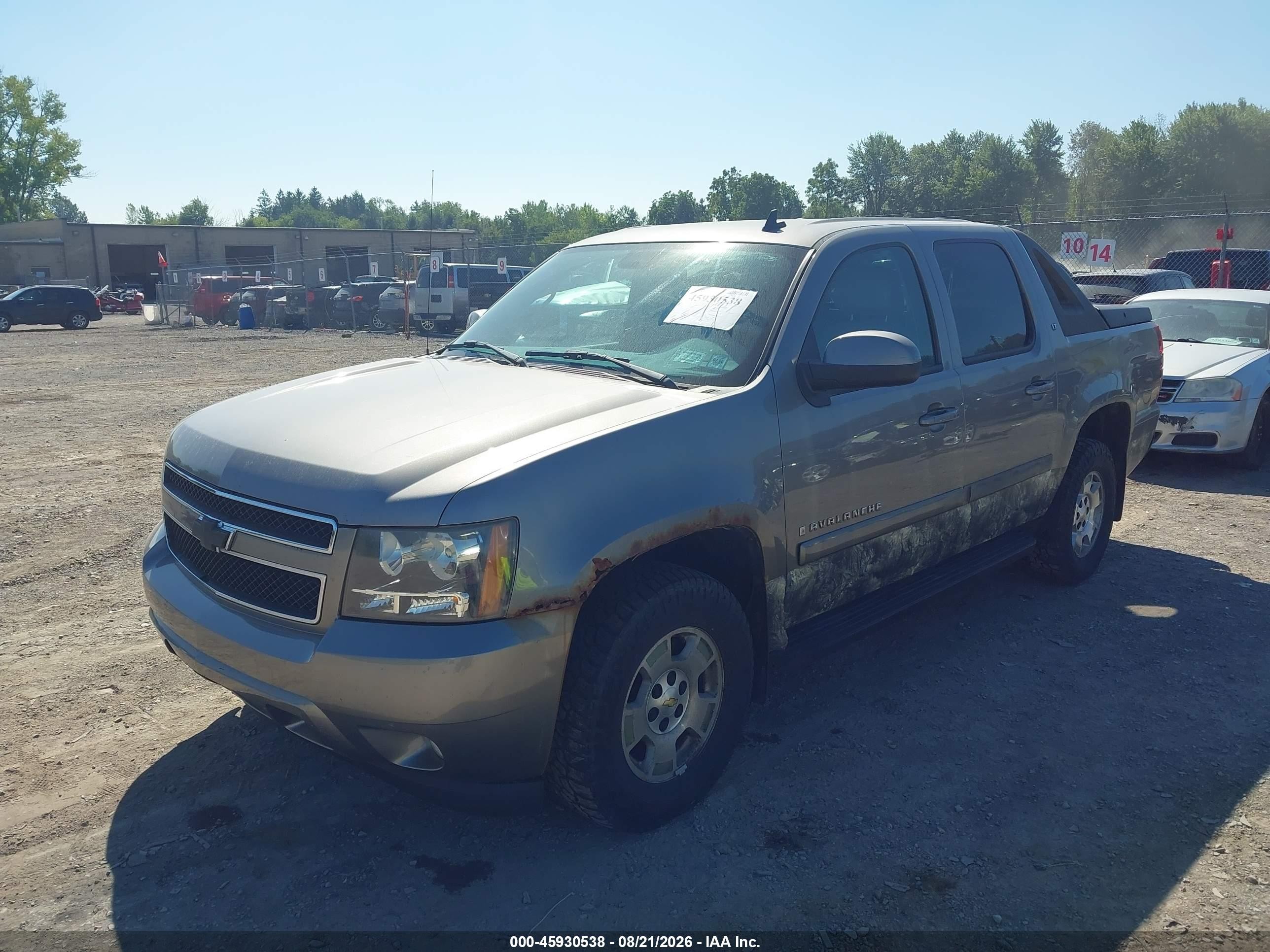 2007 Chevrolet Avalanche 1500 Lt Brown vin: 3GNFK12397G263781