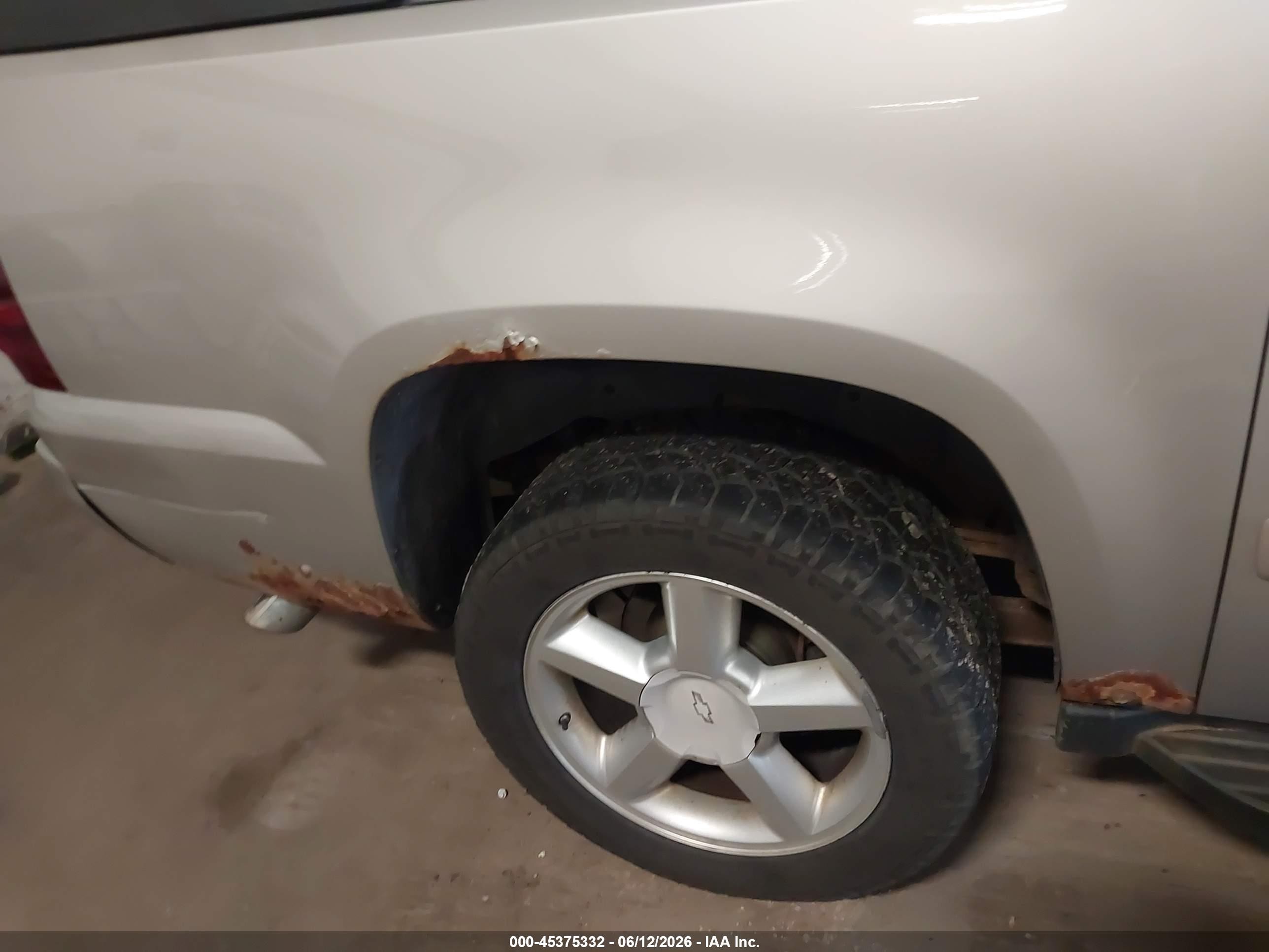 2007 Chevrolet Avalanche 1500 Lt Silver vin: 3GNFK123X7G212905