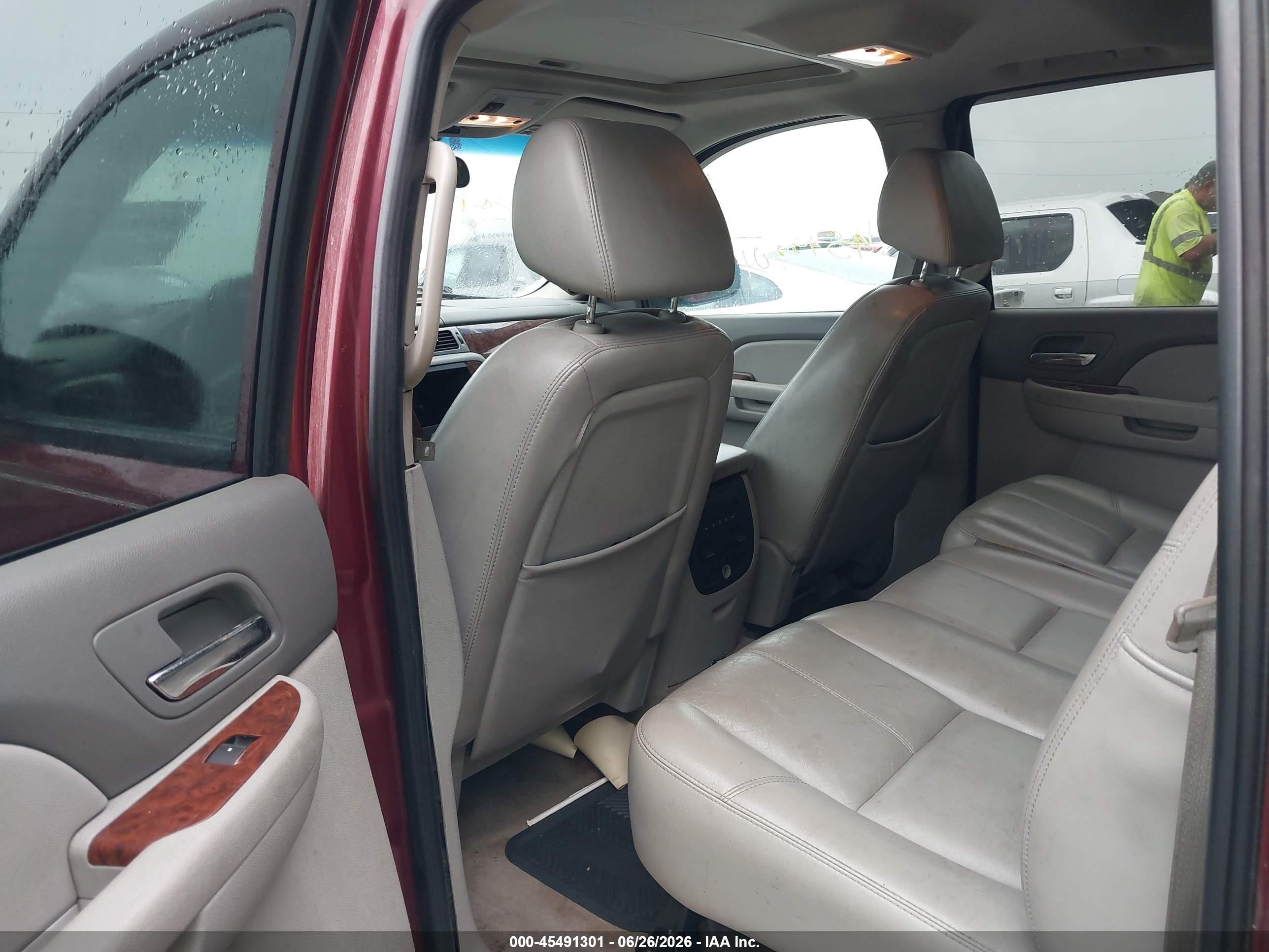 2007 Chevrolet Avalanche 1500 Ltz Burgundy vin: 3GNFK123X7G223371