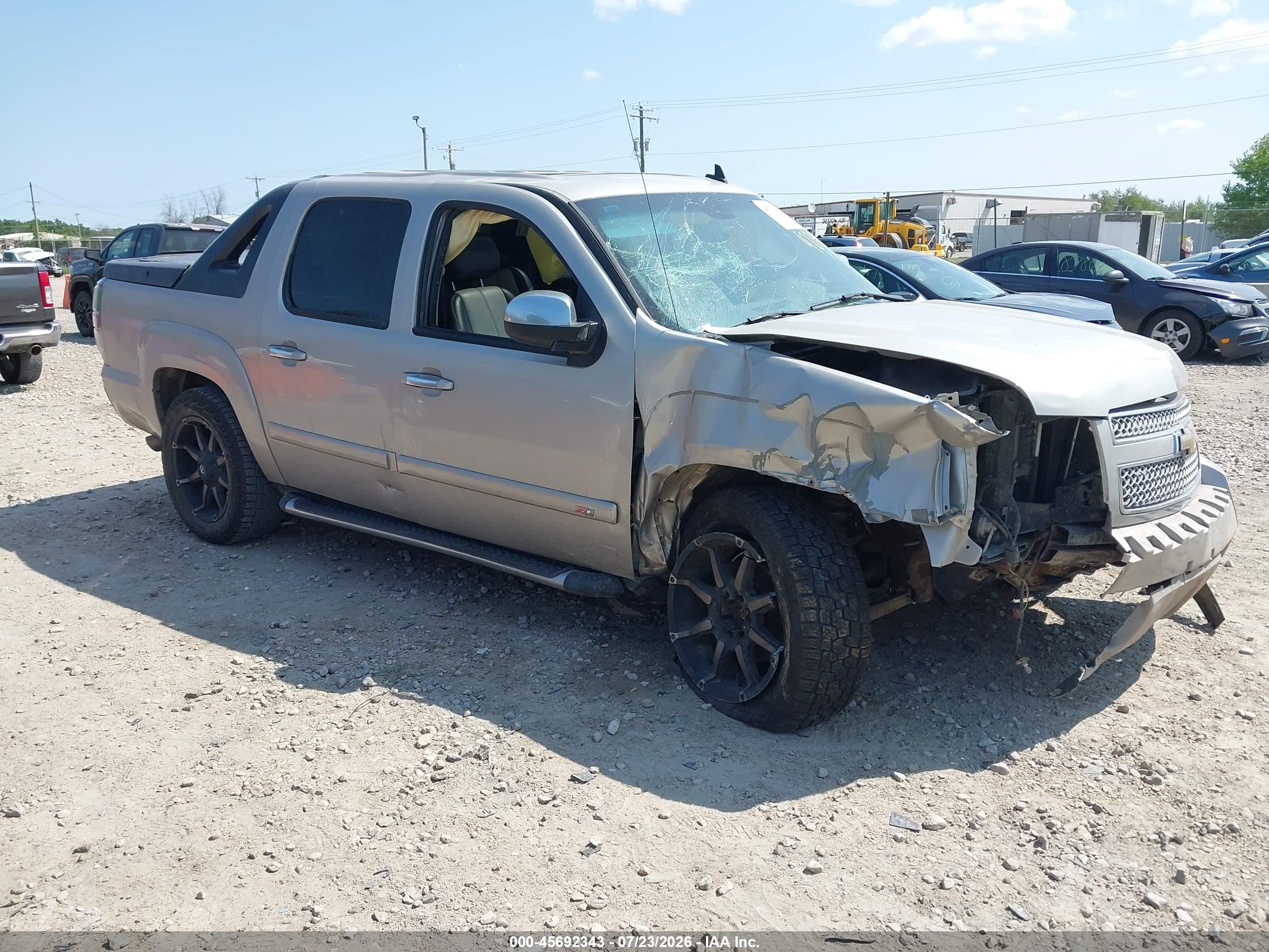 2007 Chevrolet Avalanche 1500 Lt Серый vin: 3GNFK123X7G235374