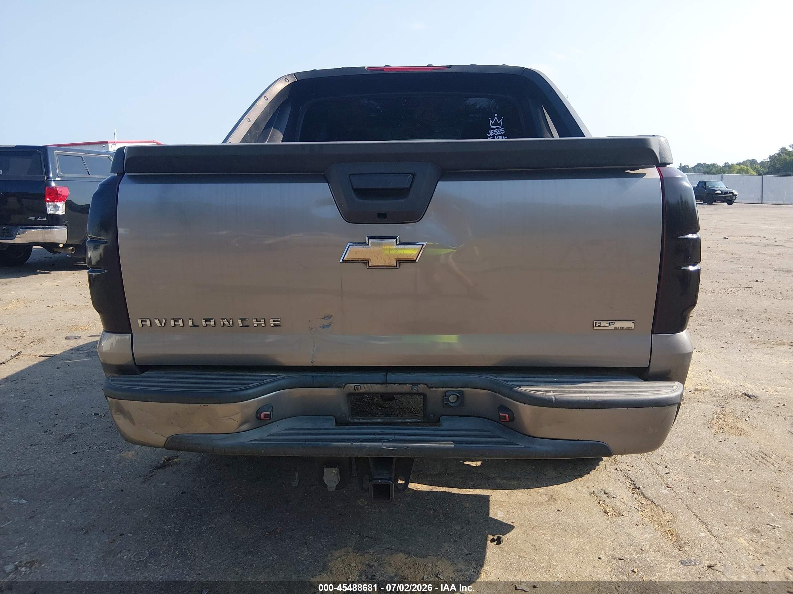 2007 Chevrolet Avalanche 1500 Lt Серый vin: 3GNFK123X7G267239